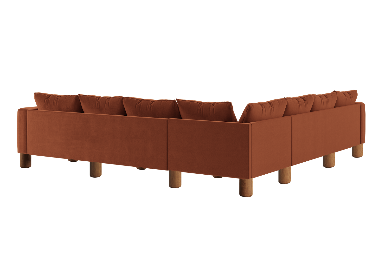 The Essential Corner Sectional | 7 Seat | Recycled Velvet