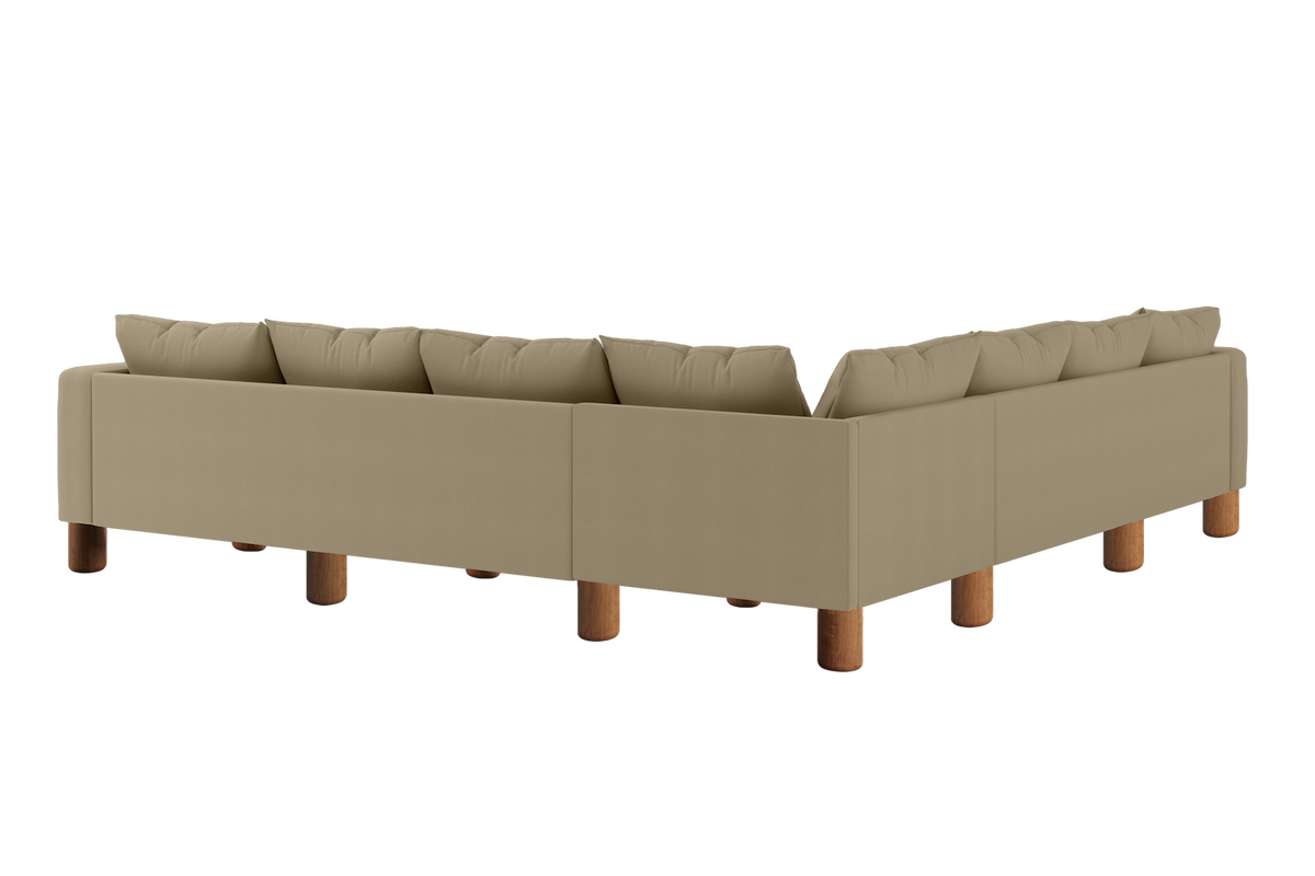 The Essential Corner Sectional | 7 Seat | Upcycled Poly