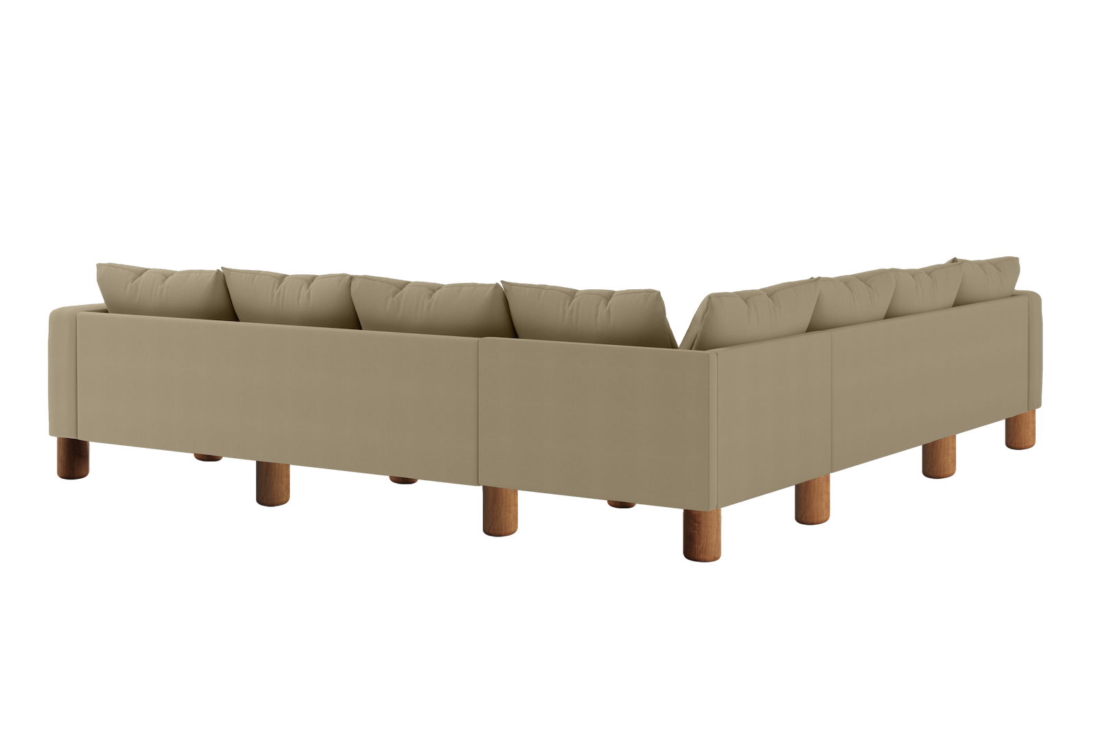 The Essential Corner Sectional | 7 Seat | Upcycled Poly