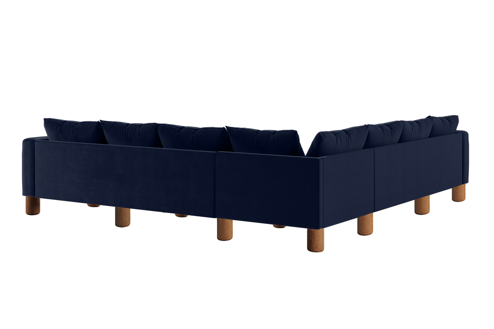 The Essential Corner Sectional | 7 Seat | Recycled Velvet