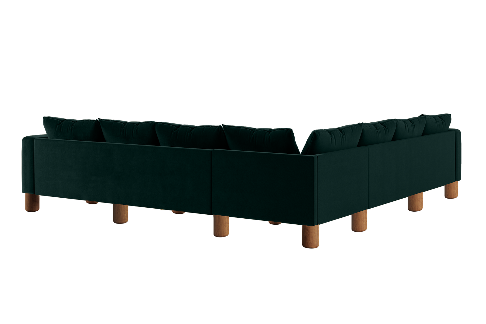 The Essential Corner Sectional | 7 Seat | Recycled Velvet