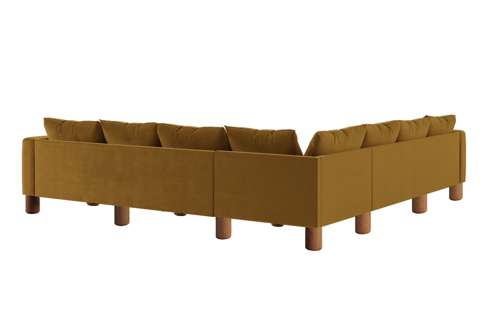 The Essential Corner Sectional | 7 Seat | Recycled Velvet