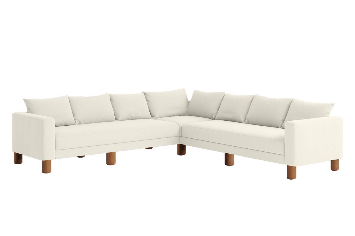 The Essential Corner Sectional | 7 Seat | Upcycled Poly