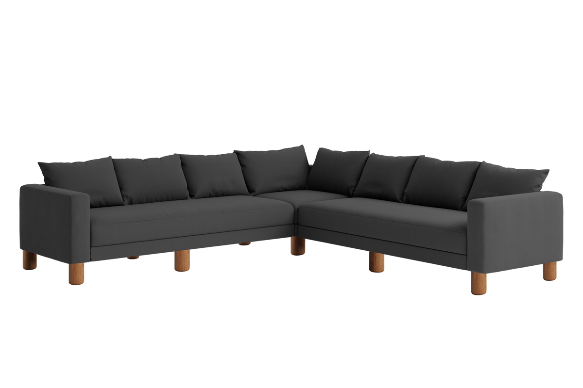 The Essential Corner Sectional | 7 Seat | Upcycled Poly