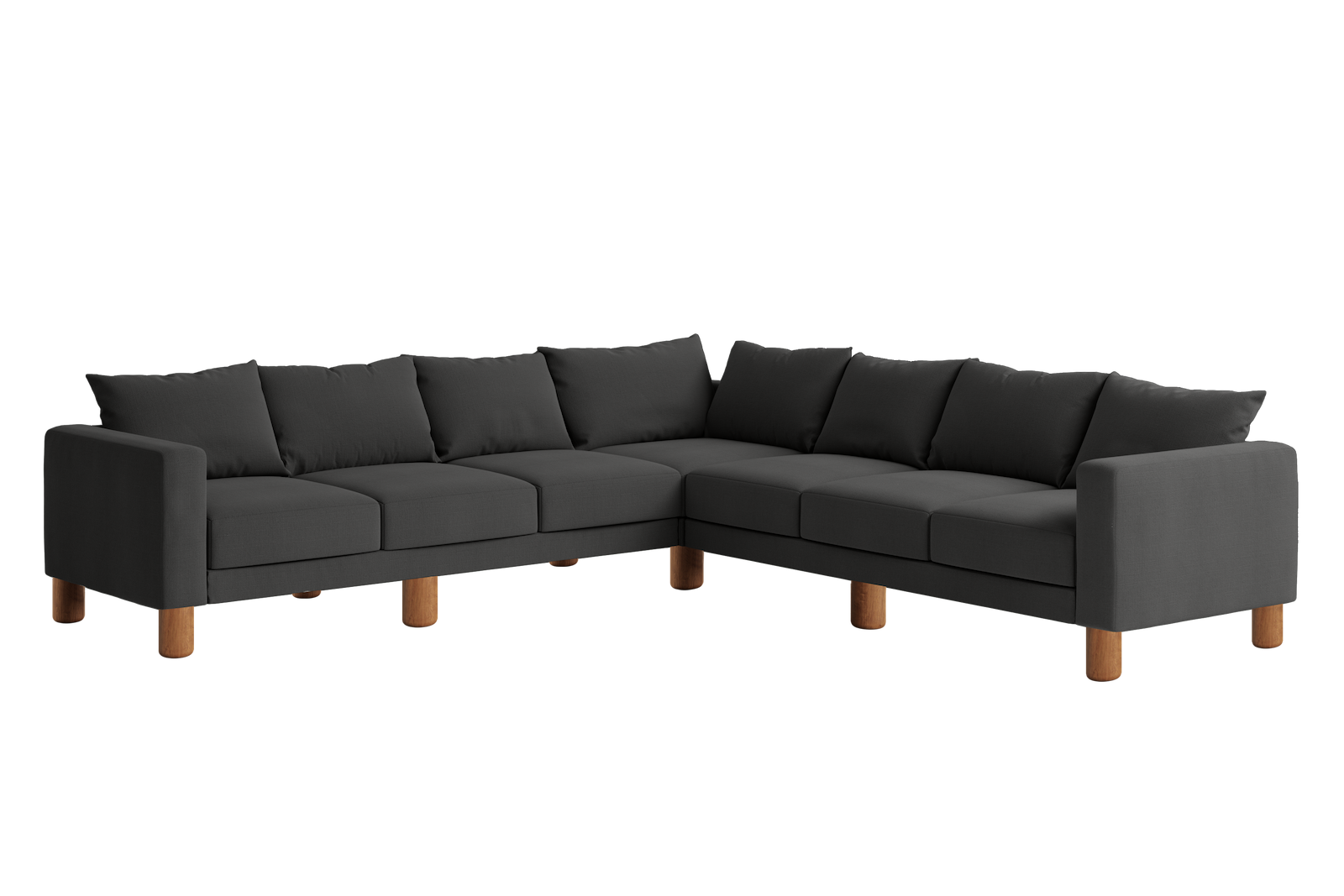 The Essential Corner Sectional | 7 Seat | Upcycled Poly