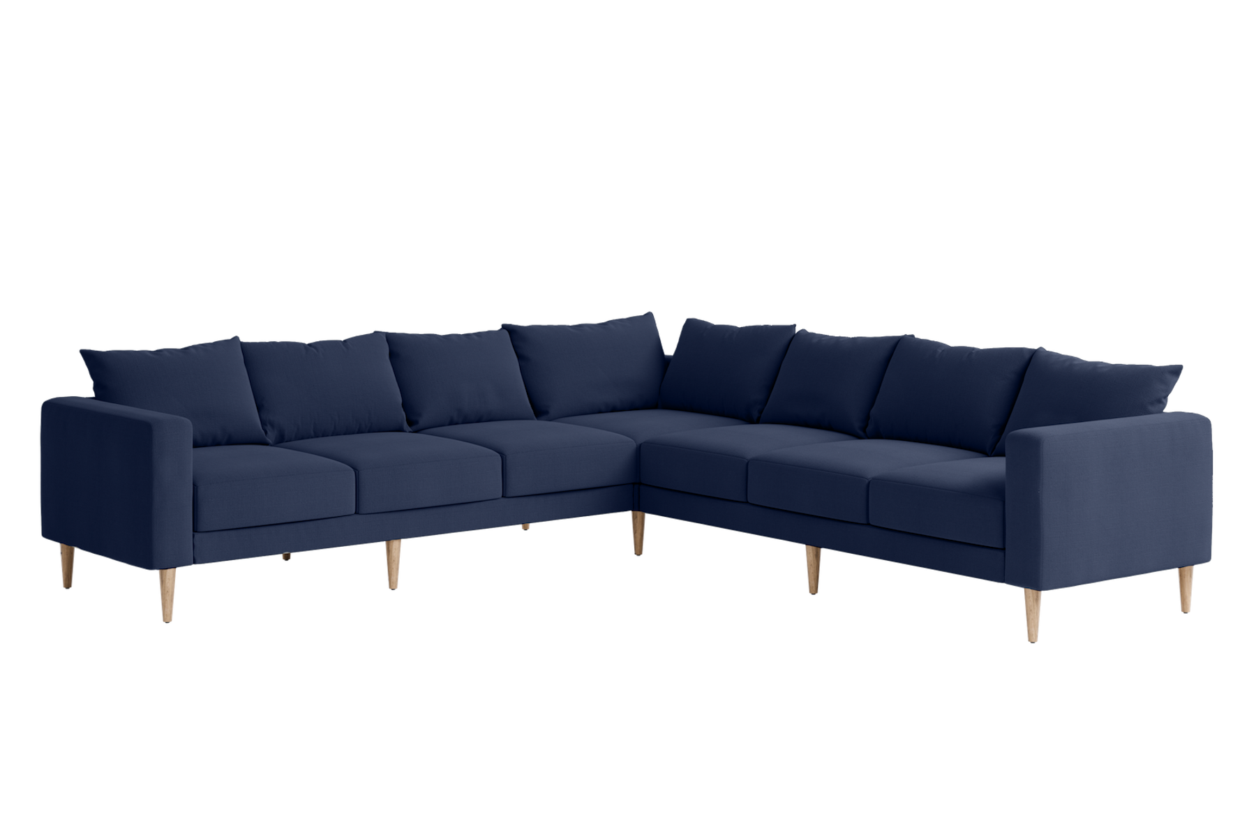 The Essential Corner Sectional | 7 Seat | Upcycled Poly