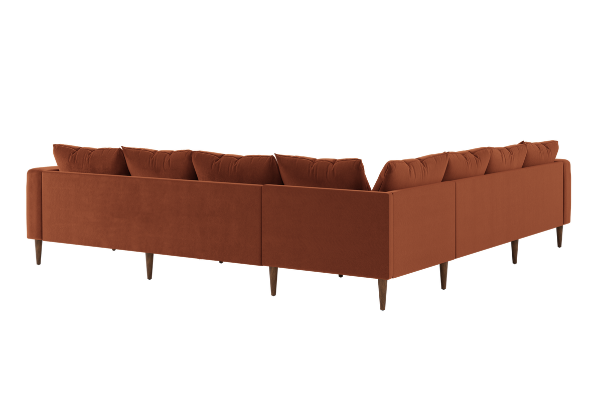 The Essential Corner Sectional | 7 Seat | Recycled Velvet