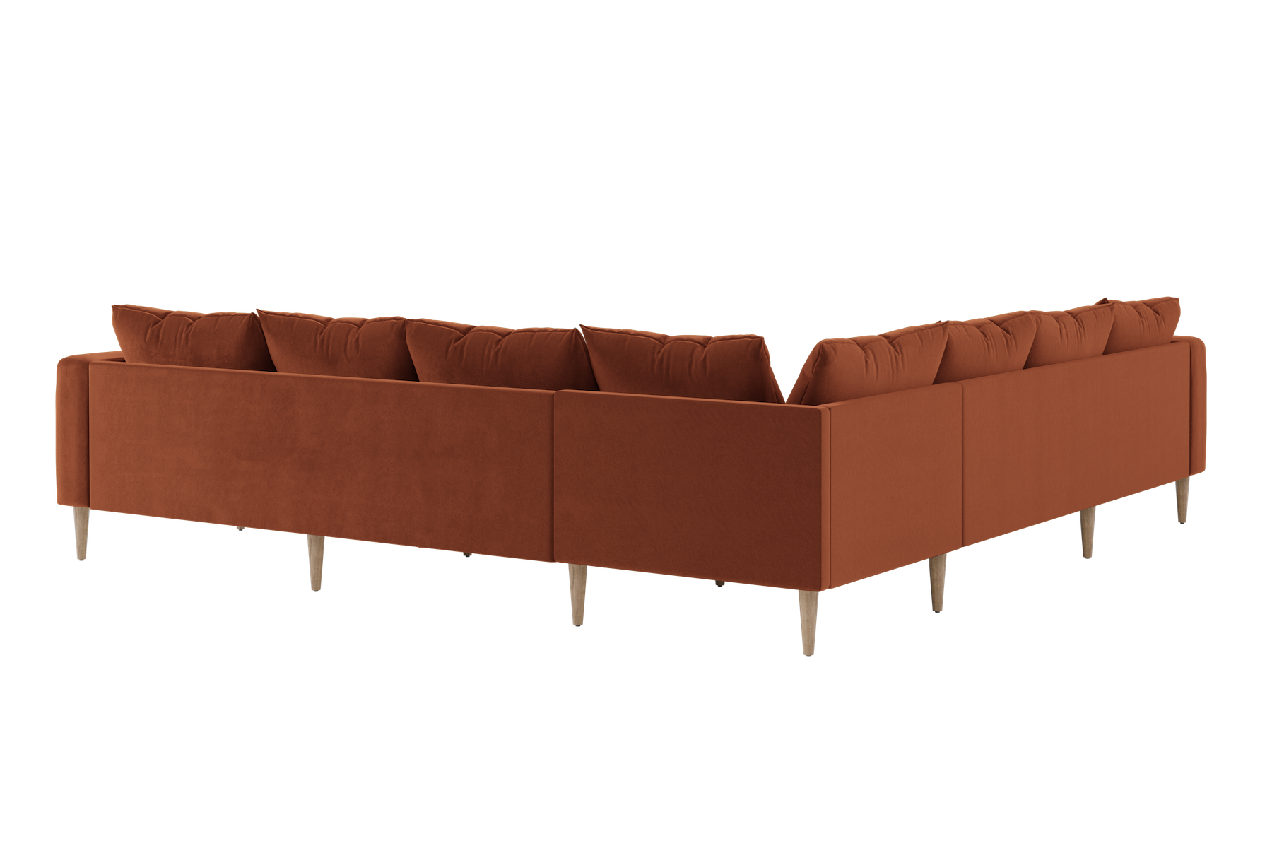 The Essential Corner Sectional | 7 Seat | Recycled Velvet