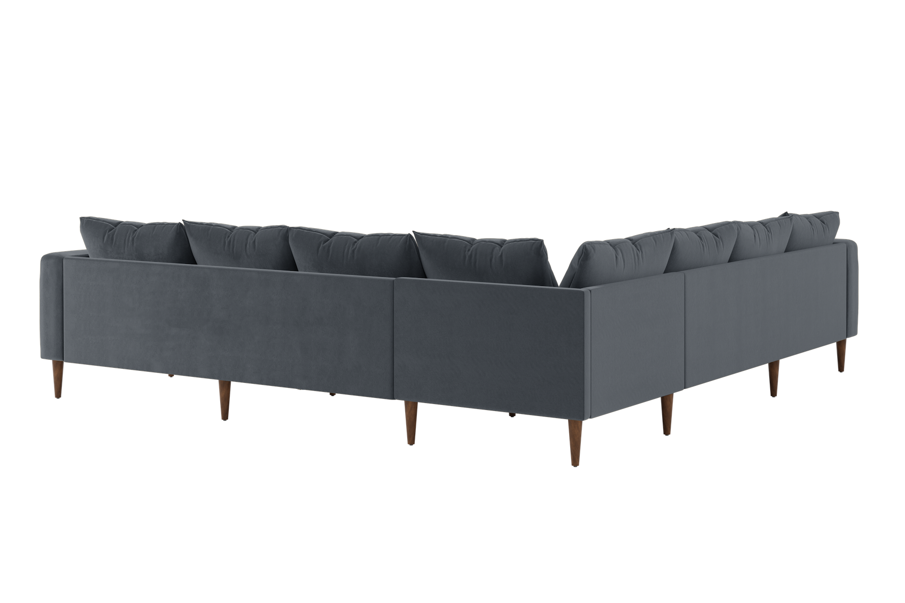 The Essential Corner Sectional | 7 Seat | Recycled Velvet