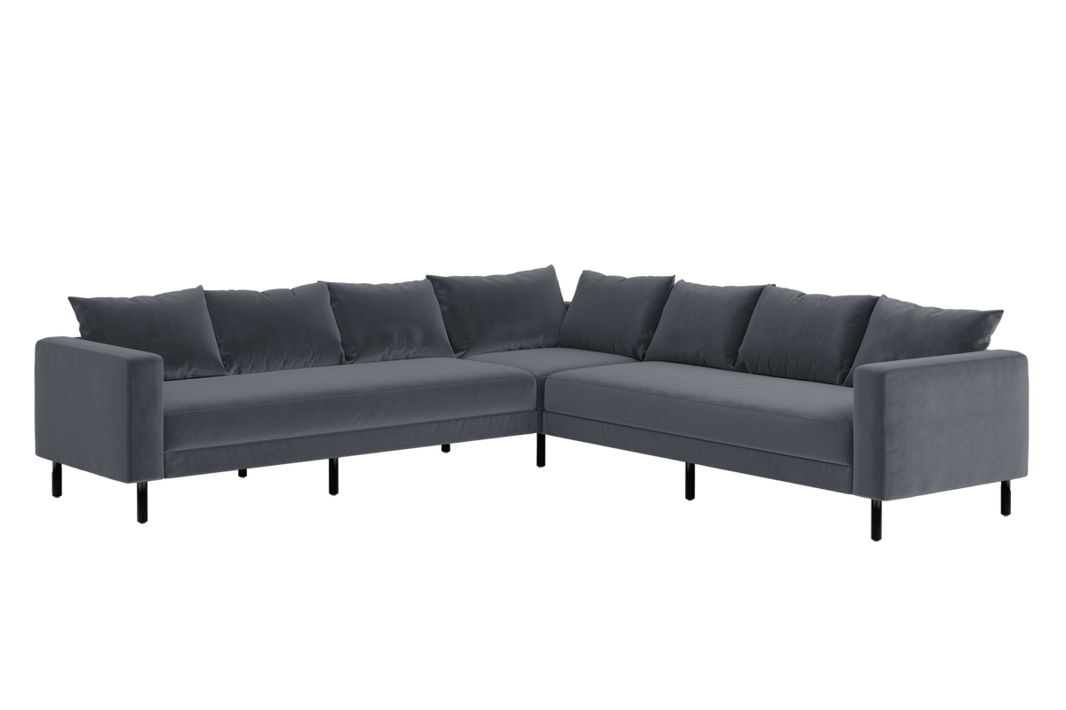 The Essential Corner Sectional | 7 Seat | Recycled Velvet