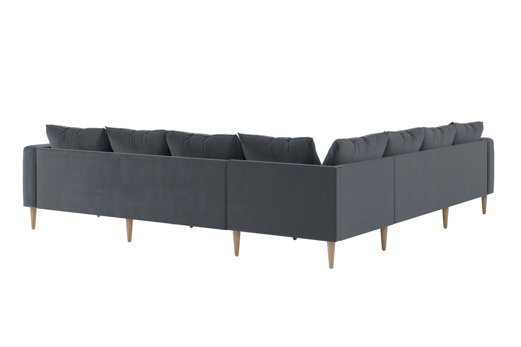 The Essential Corner Sectional | 7 Seat | Recycled Velvet