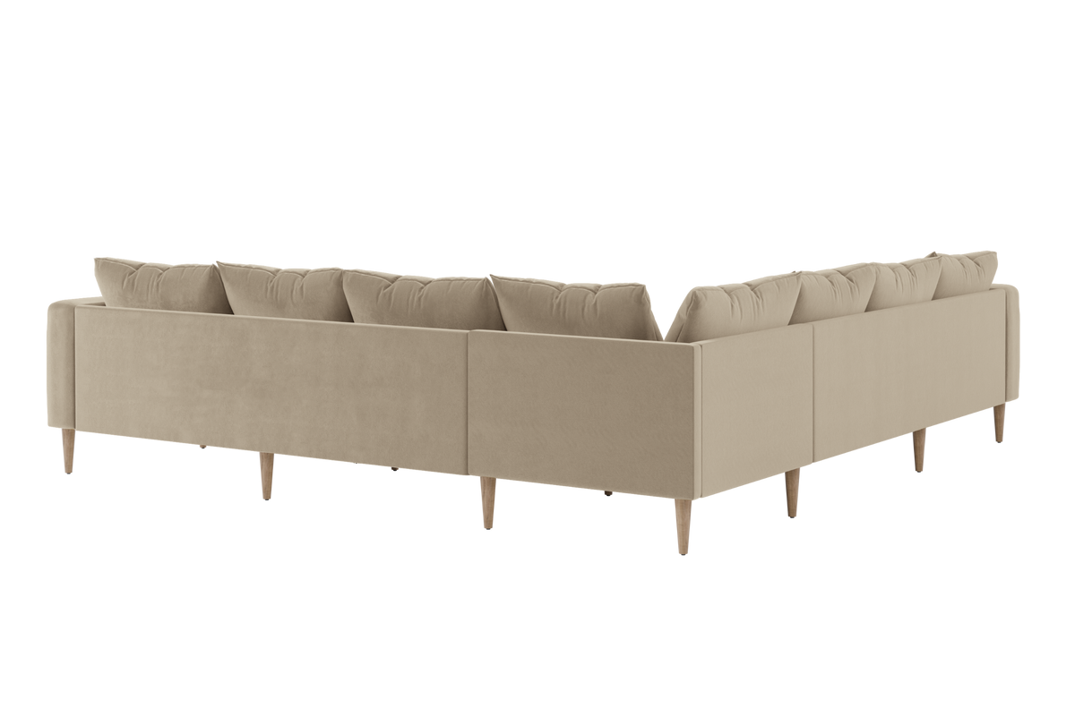 The Essential Corner Sectional | 7 Seat | Recycled Velvet