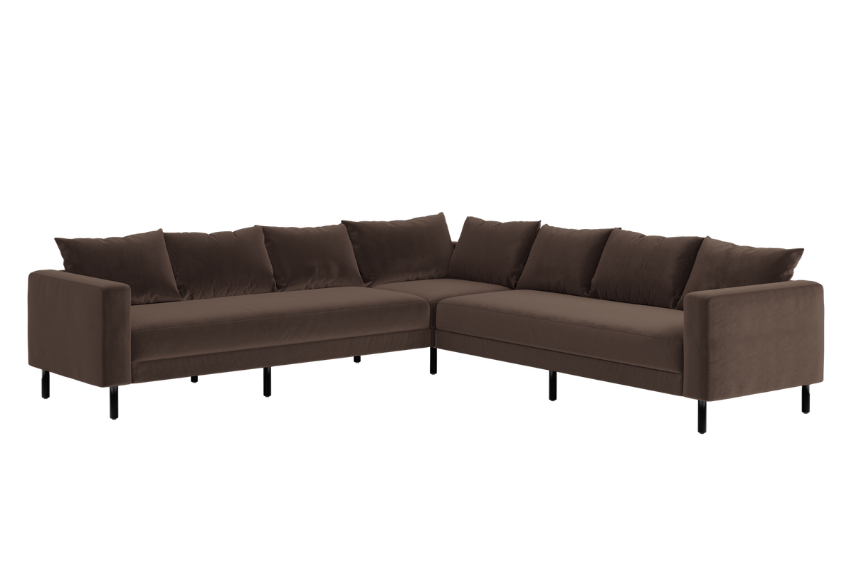 The Essential Corner Sectional | 7 Seat | Recycled Velvet