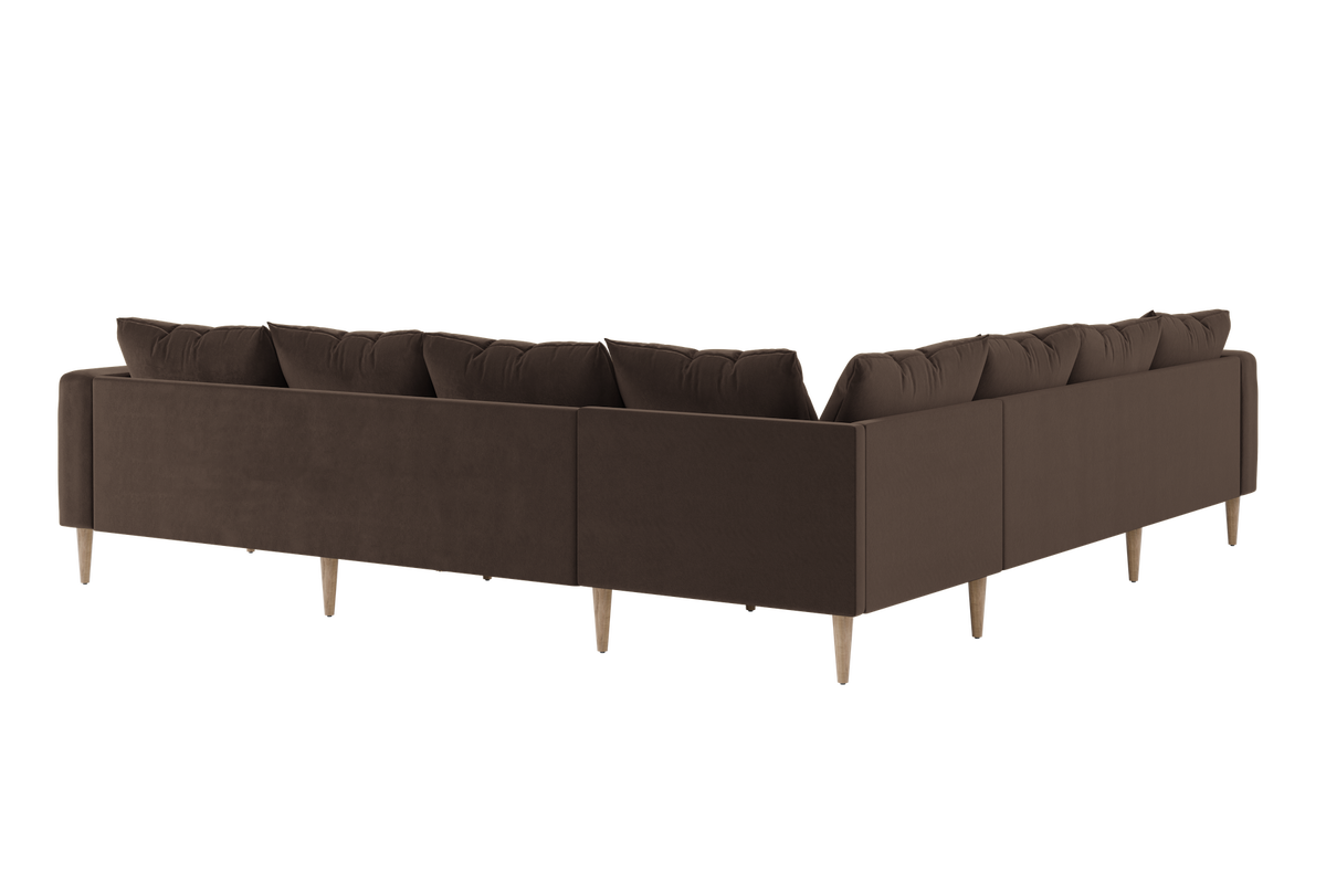 The Essential Corner Sectional | 7 Seat | Recycled Velvet
