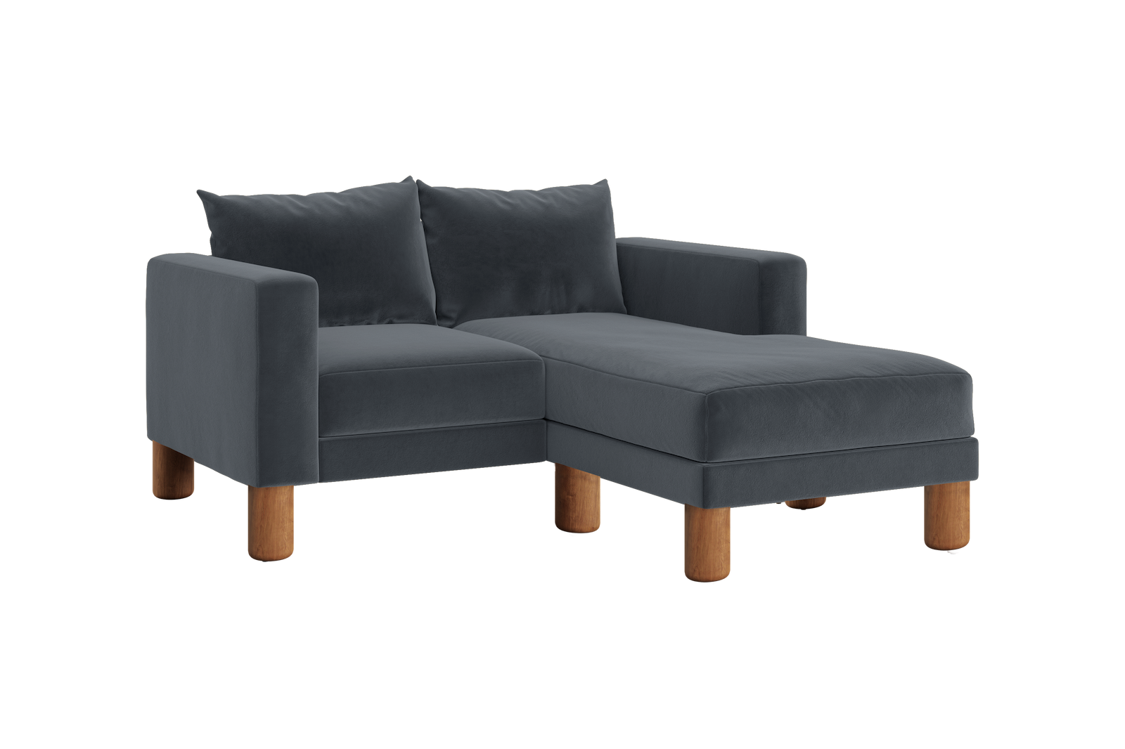 The Essential Loveseat Sectional | Recycled Velvet