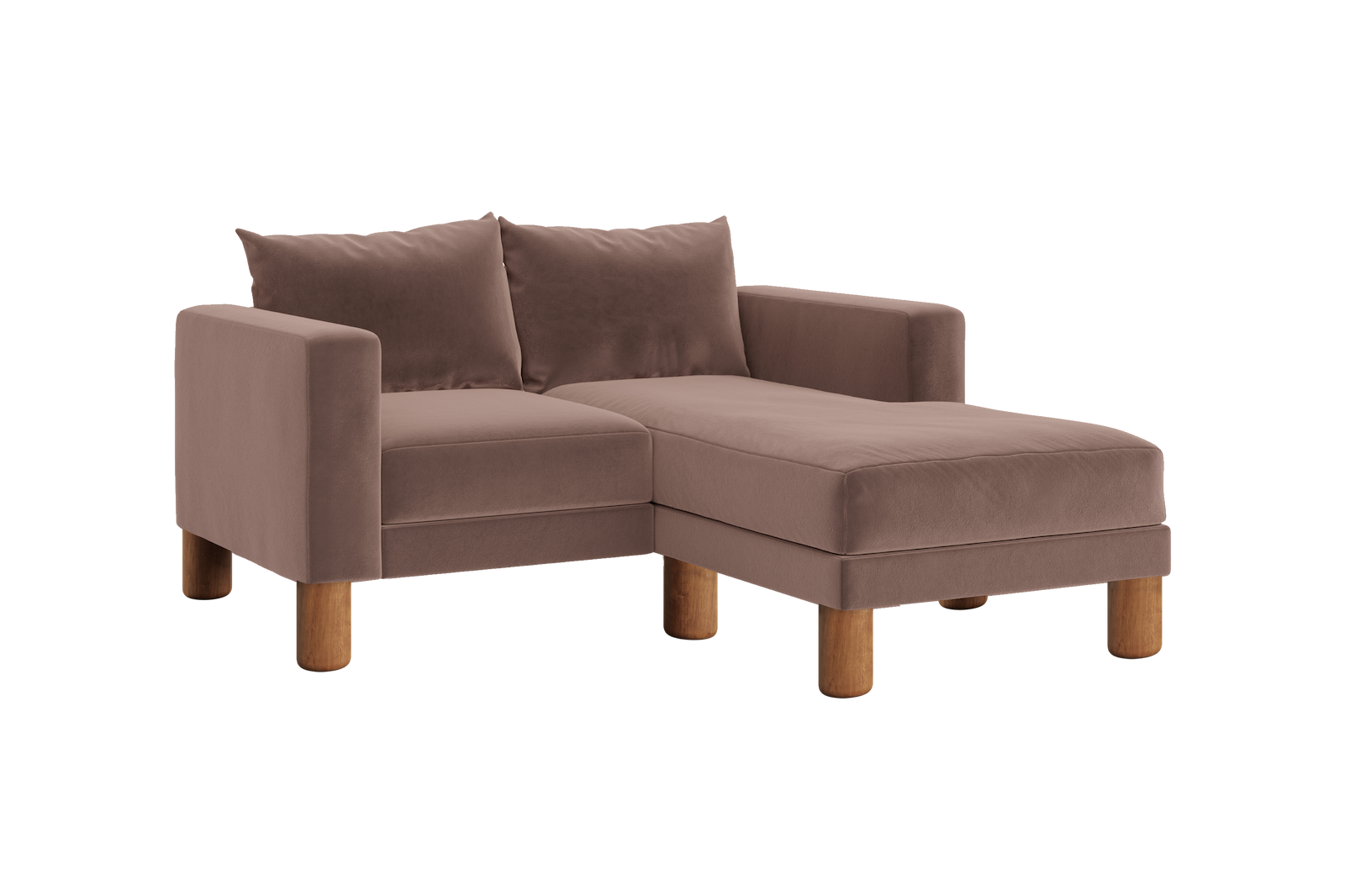 The Essential Loveseat Sectional | Recycled Velvet