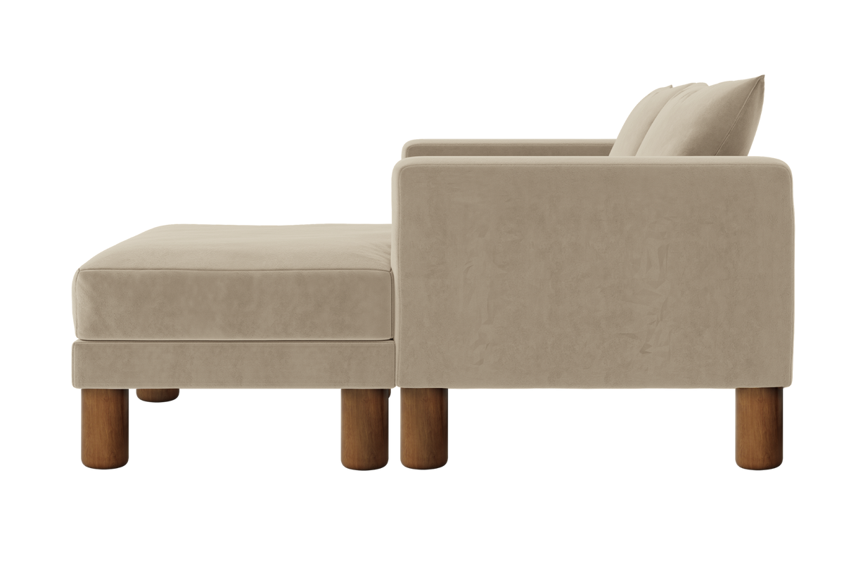 The Essential Loveseat Sectional | Recycled Velvet