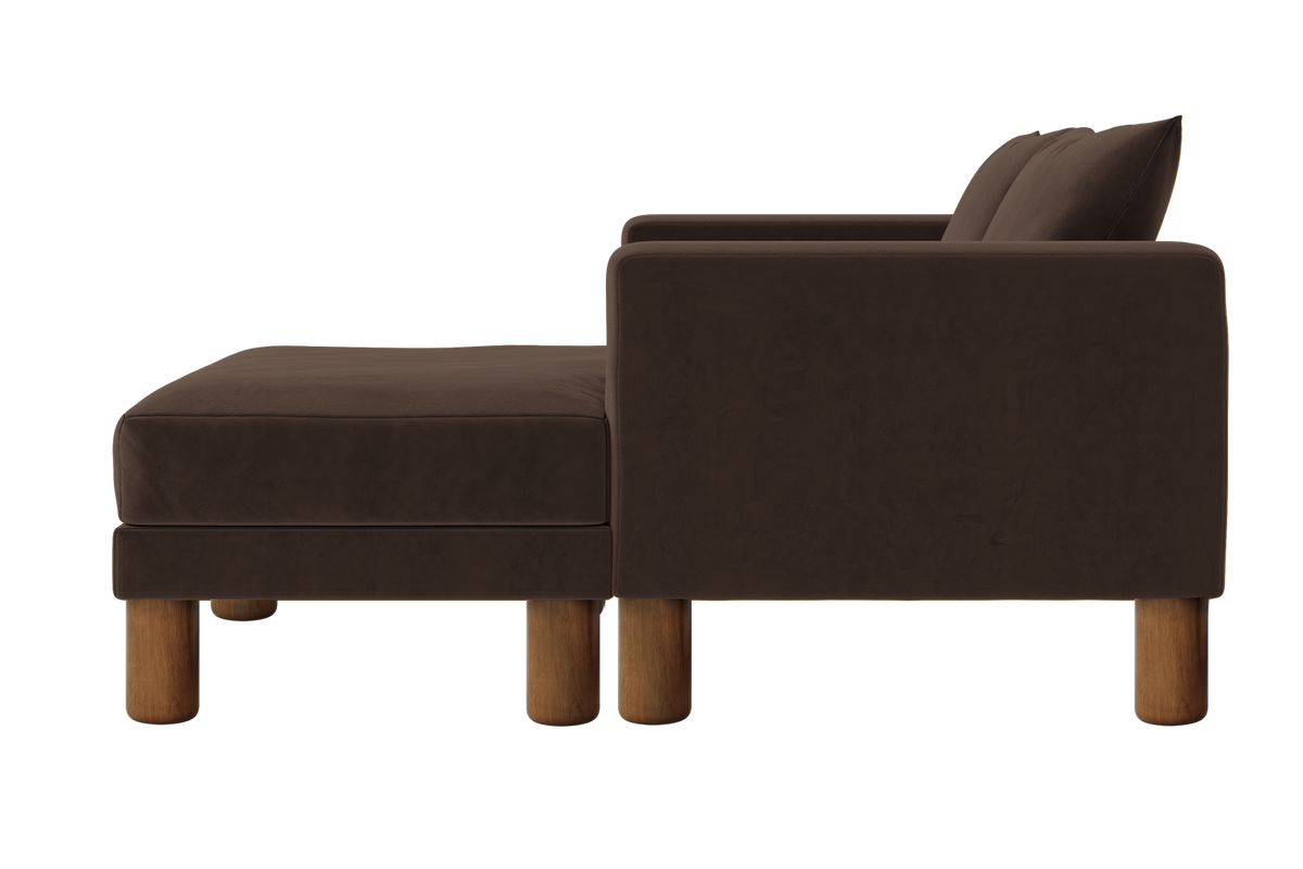 The Essential Loveseat Sectional | Recycled Velvet