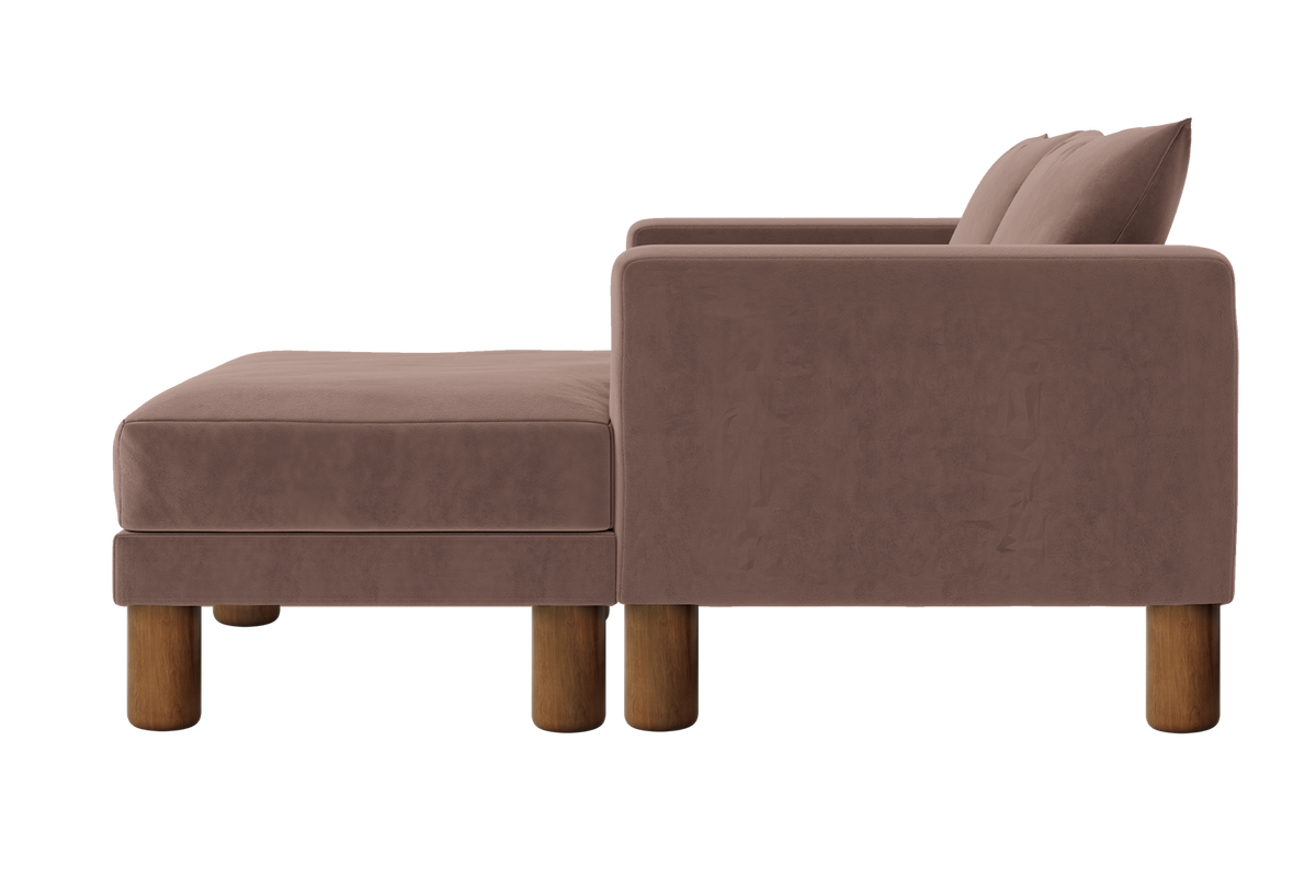 The Essential Loveseat Sectional | Recycled Velvet