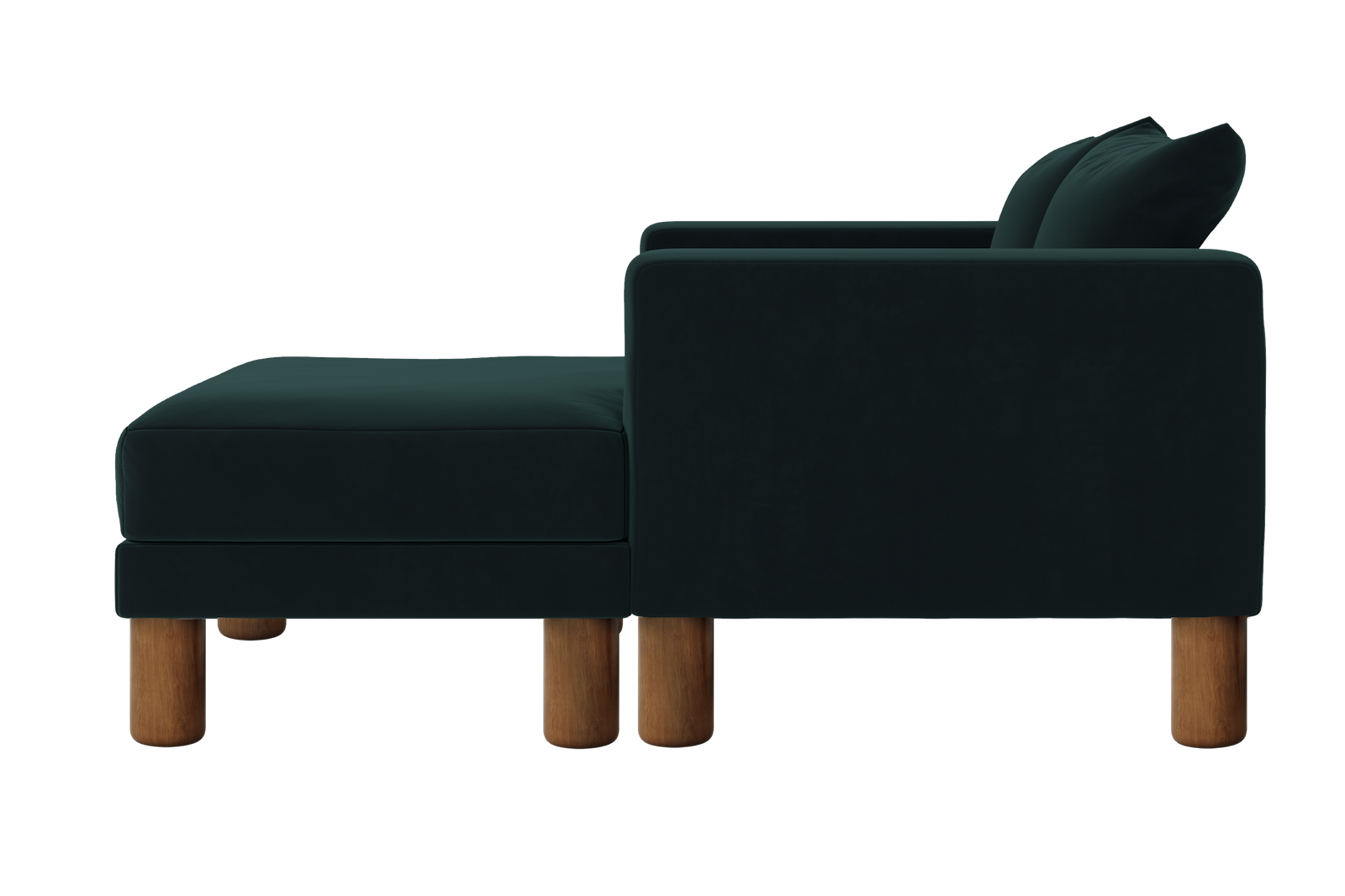 The Essential Loveseat Sectional | Recycled Velvet