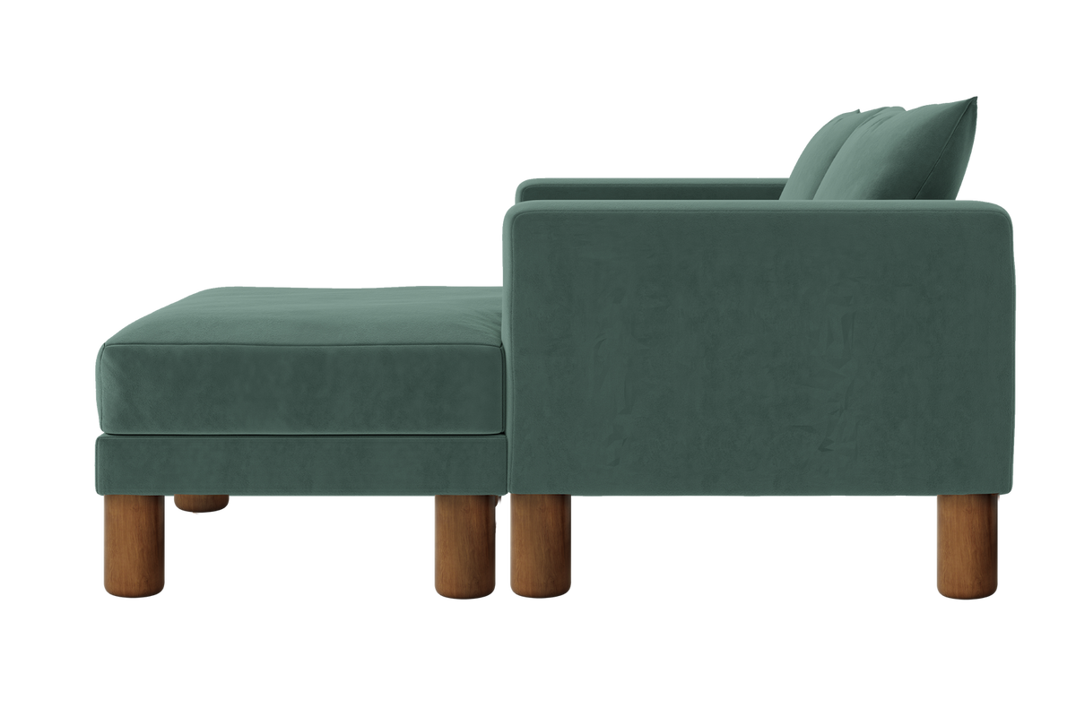 The Essential Loveseat Sectional | Recycled Velvet