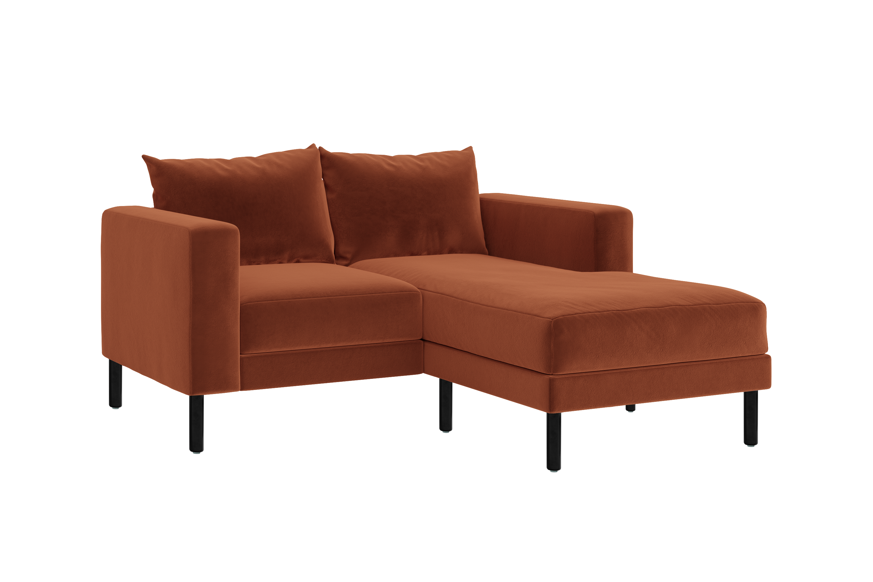 The Essential Loveseat Sectional | Recycled Velvet