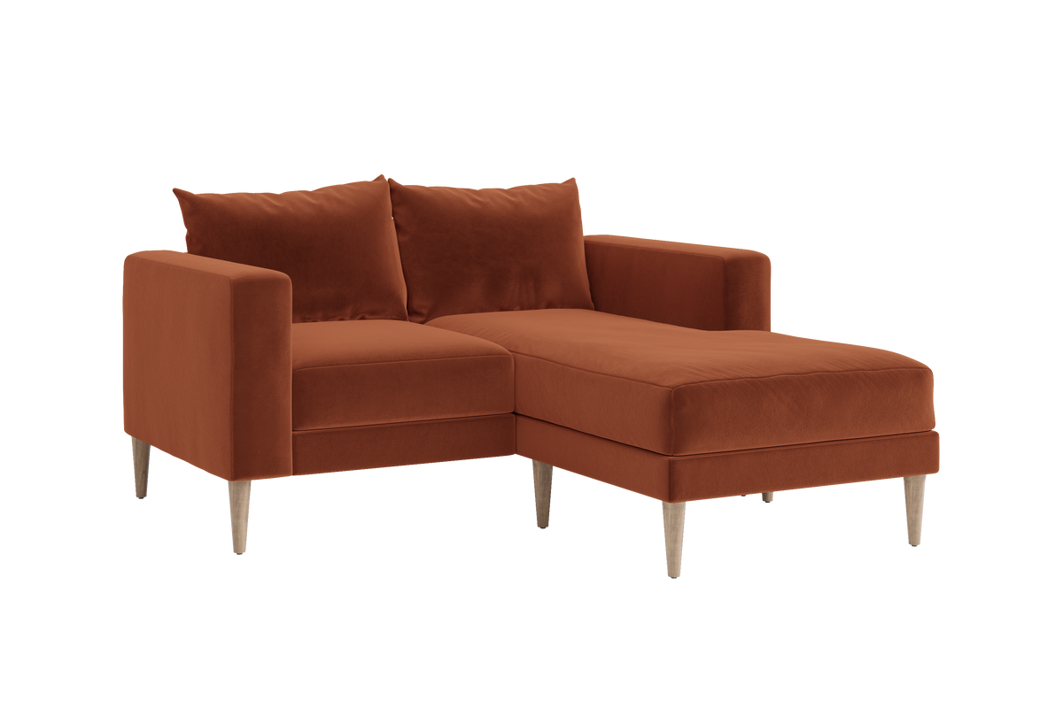 The Essential Loveseat Sectional | Recycled Velvet
