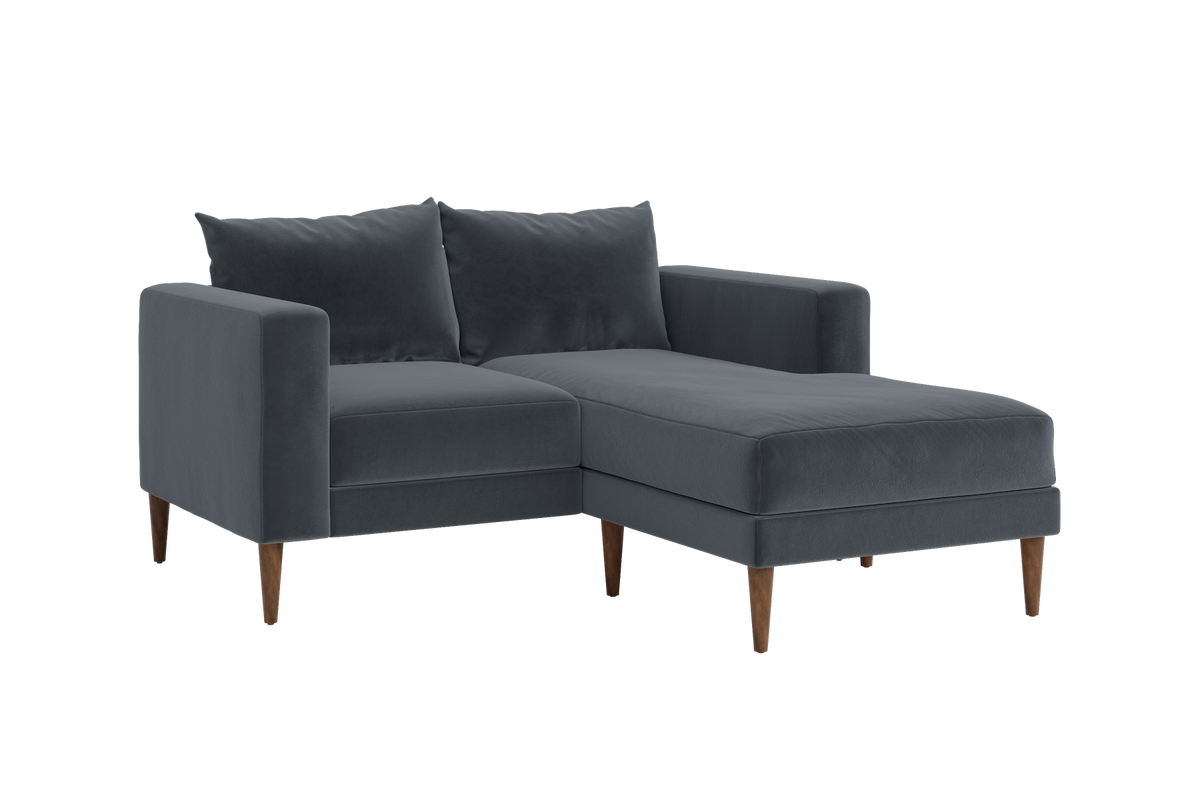 The Essential Loveseat Sectional | Recycled Velvet