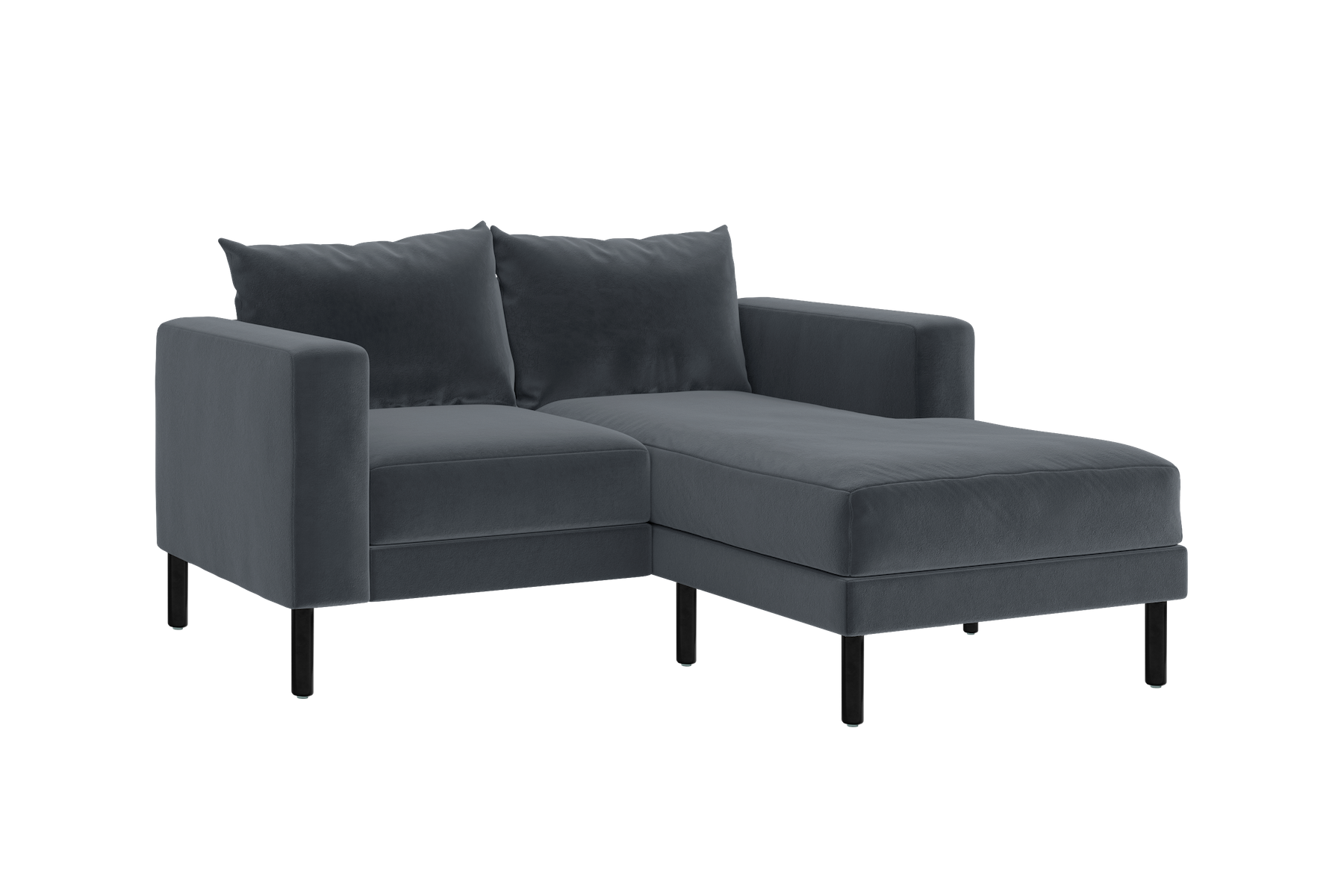 The Essential Loveseat Sectional | Recycled Velvet