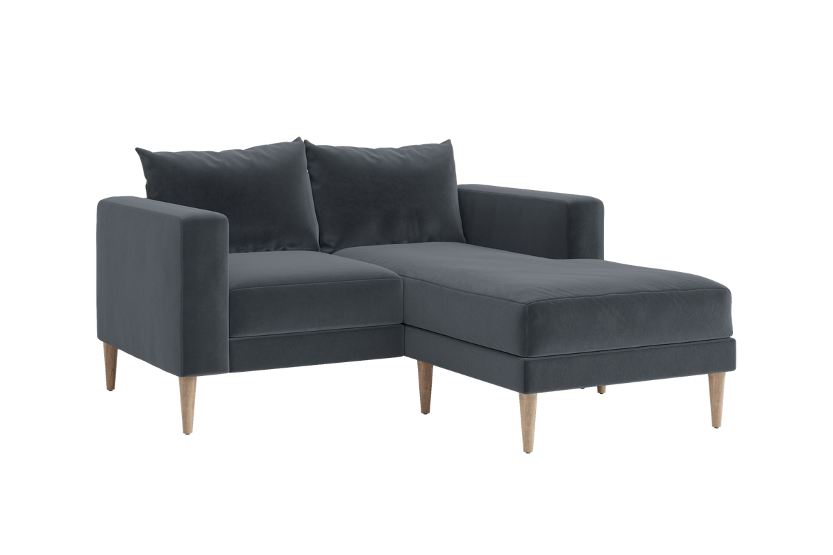 The Essential Loveseat Sectional | Recycled Velvet