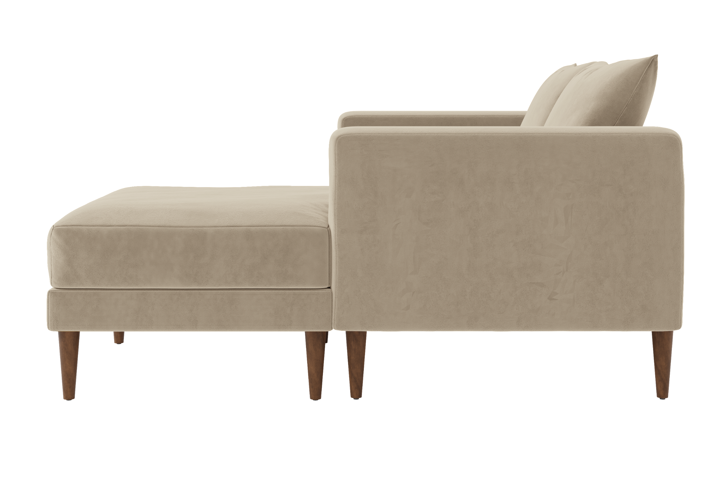 The Essential Loveseat Sectional | Recycled Velvet