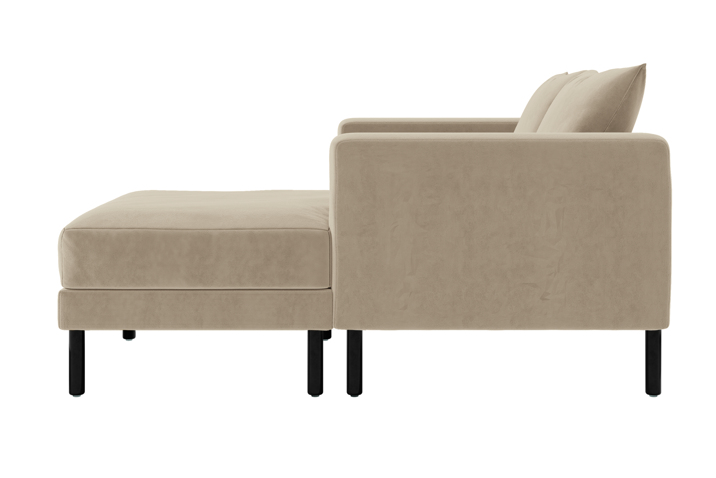 The Essential Loveseat Sectional | Recycled Velvet