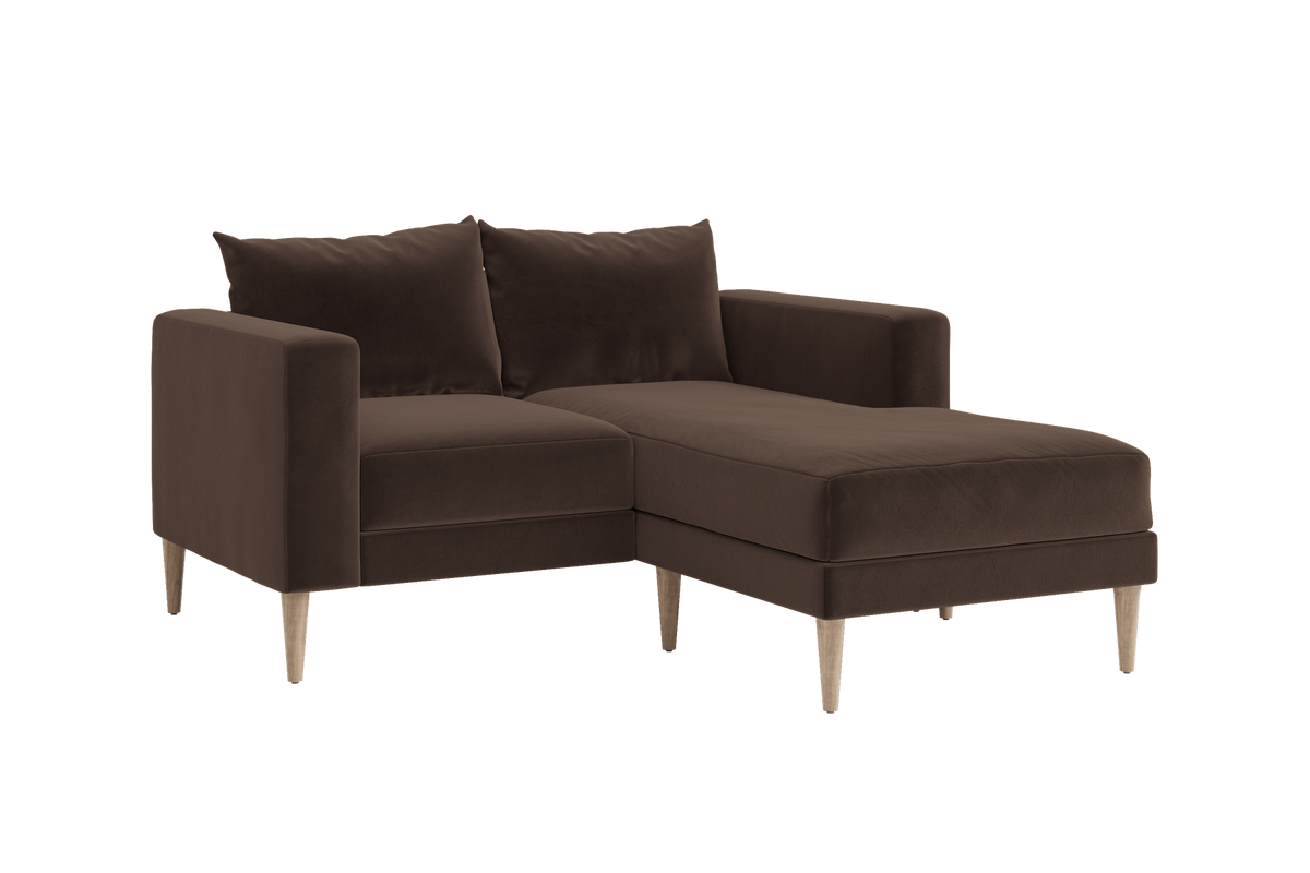 The Essential Loveseat Sectional | Recycled Velvet