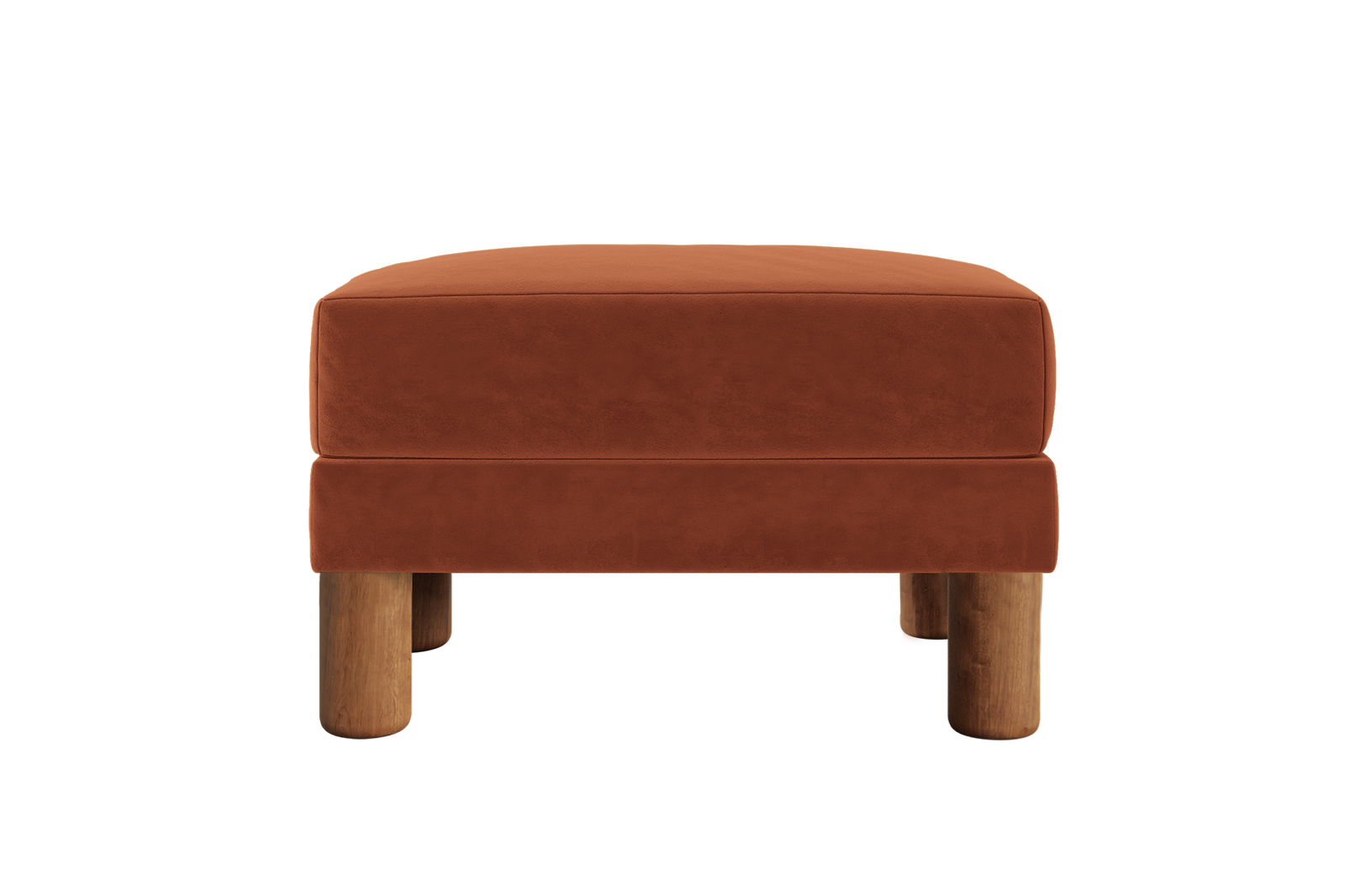 The Essential Ottoman | Recycled Velvet