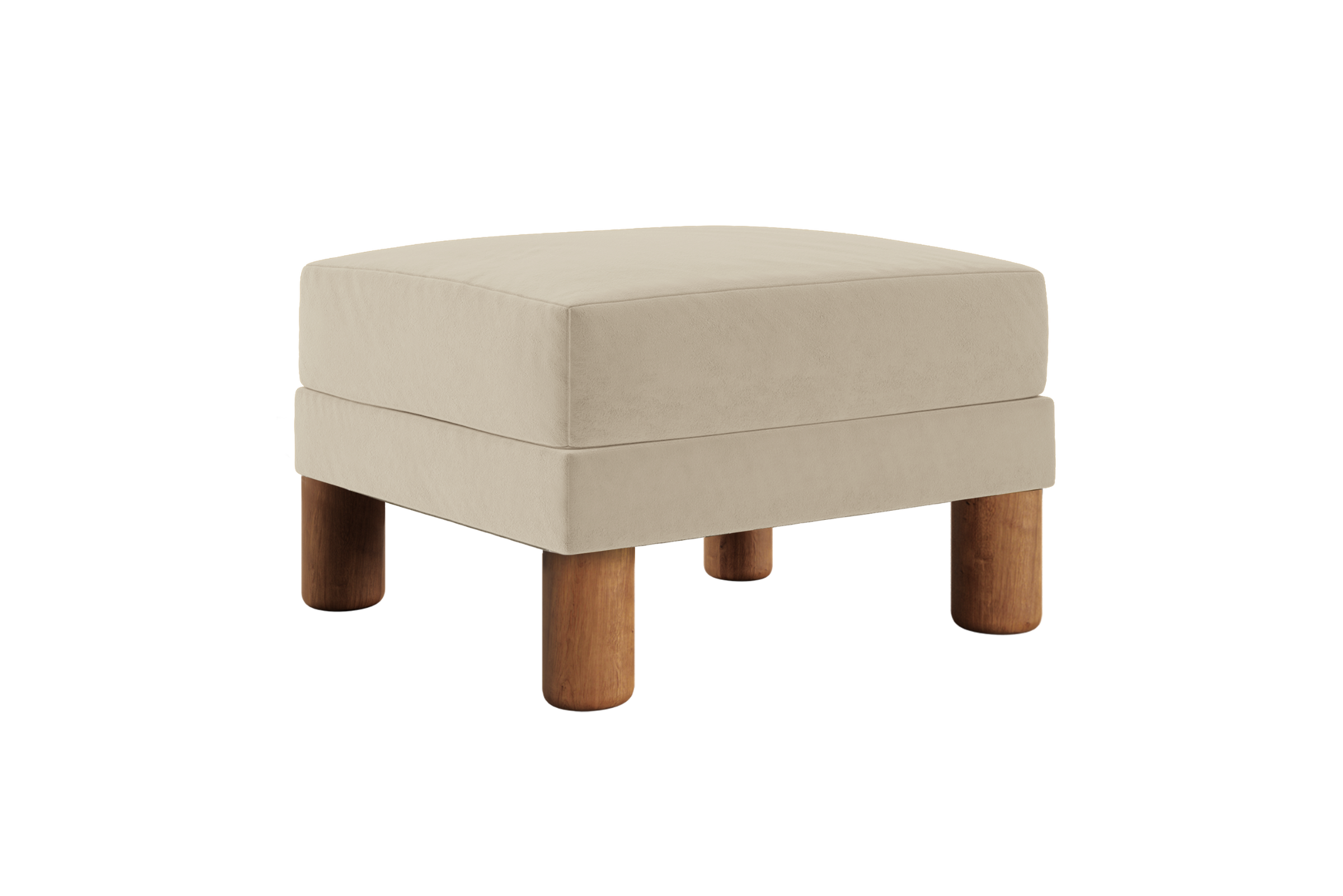 The Essential Ottoman | Recycled Velvet