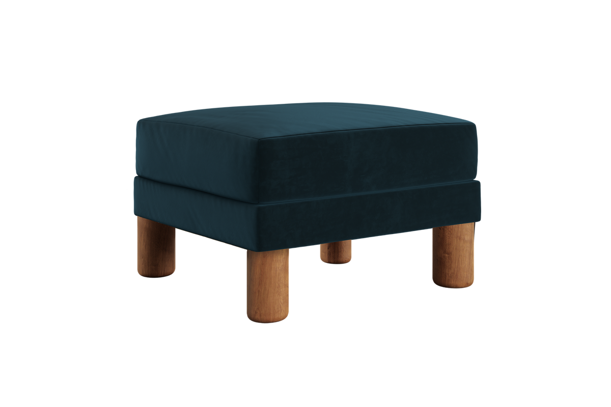 The Essential Ottoman | Recycled Velvet