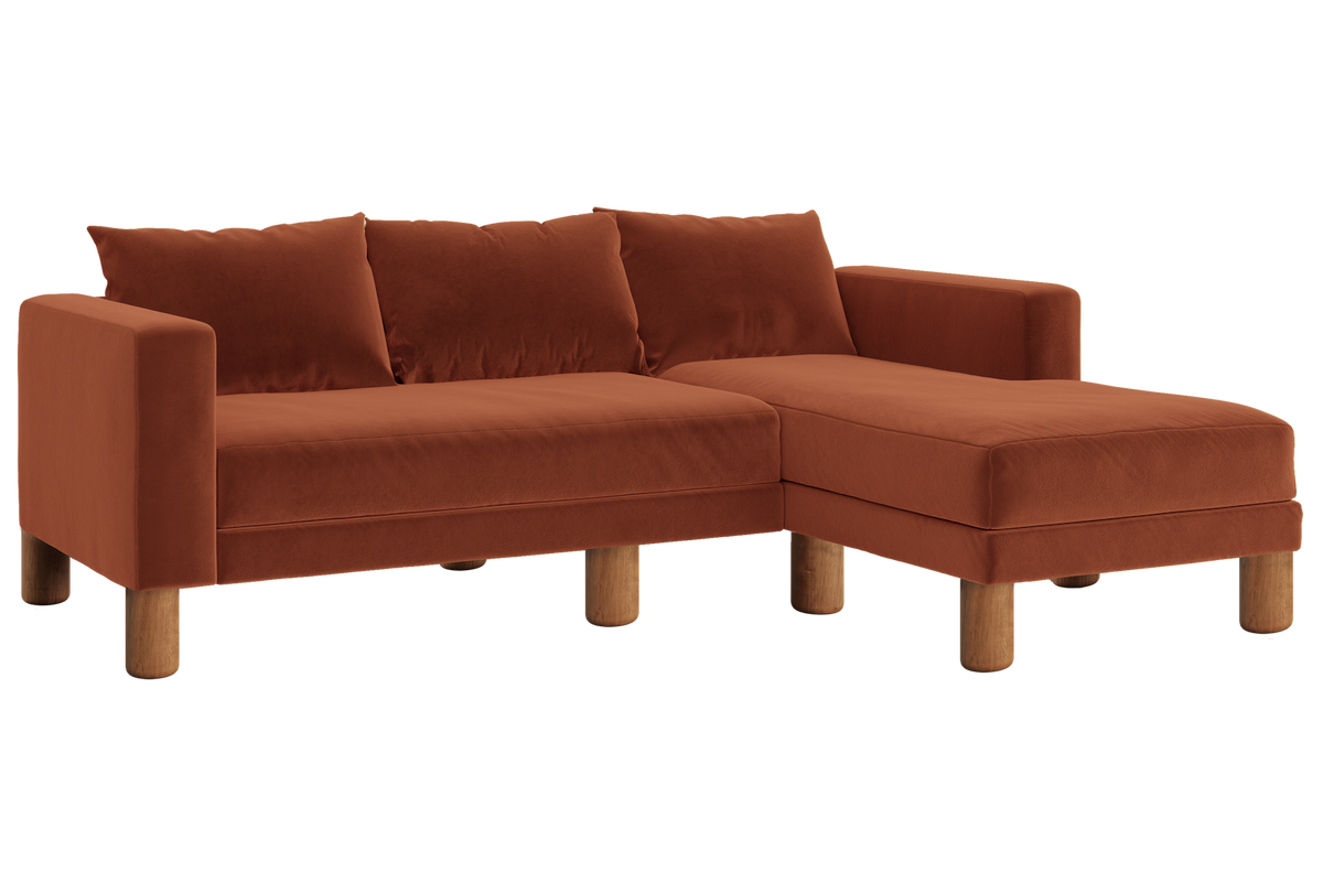 The Essential Sectional | Recycled Velvet