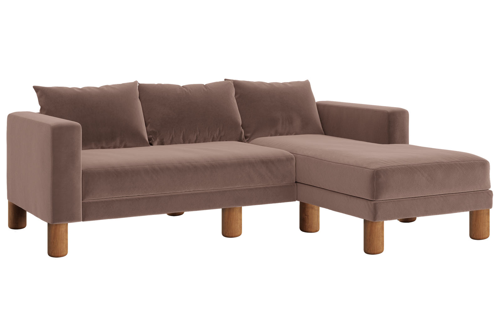 The Essential Sectional | Recycled Velvet