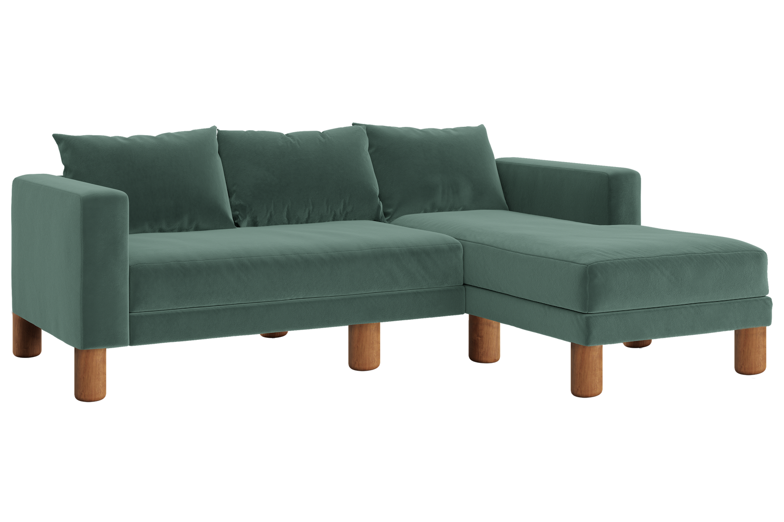 The Essential Sectional | Recycled Velvet