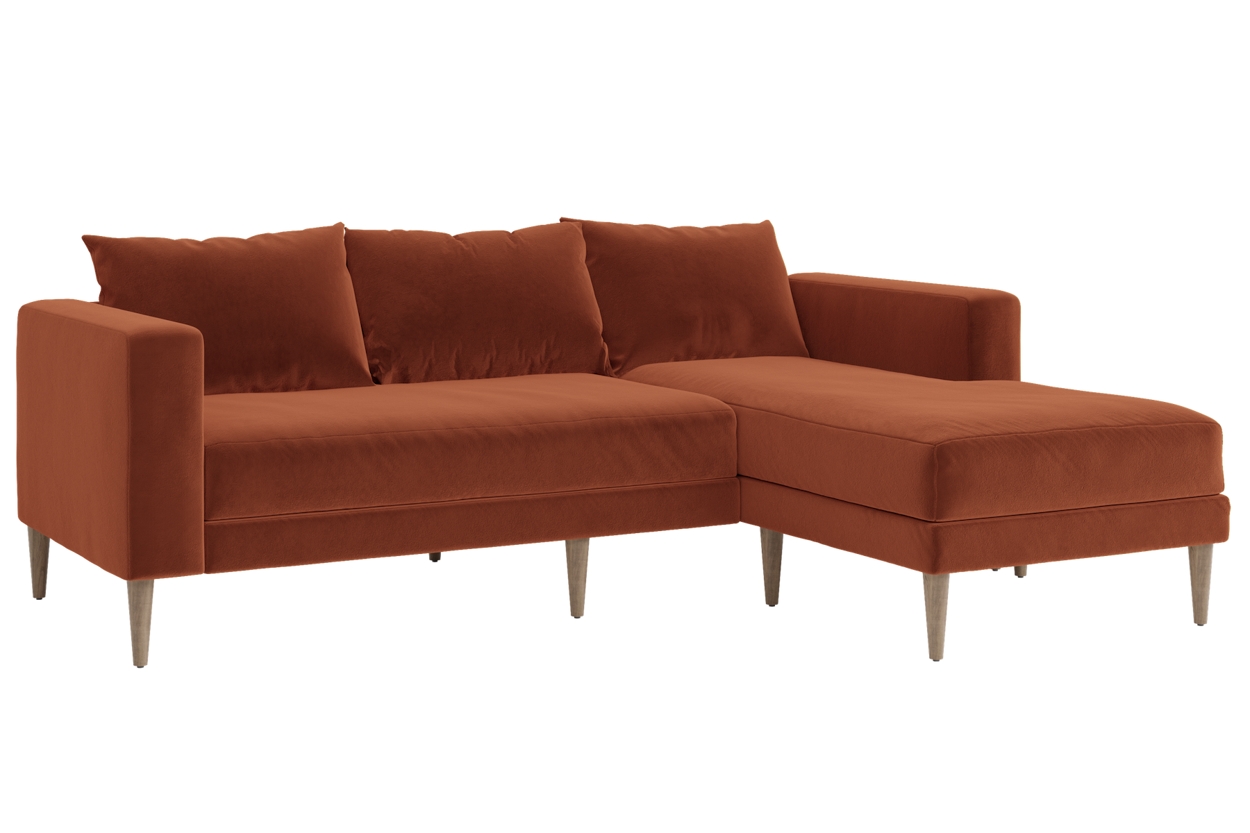 The Essential Sectional | Recycled Velvet