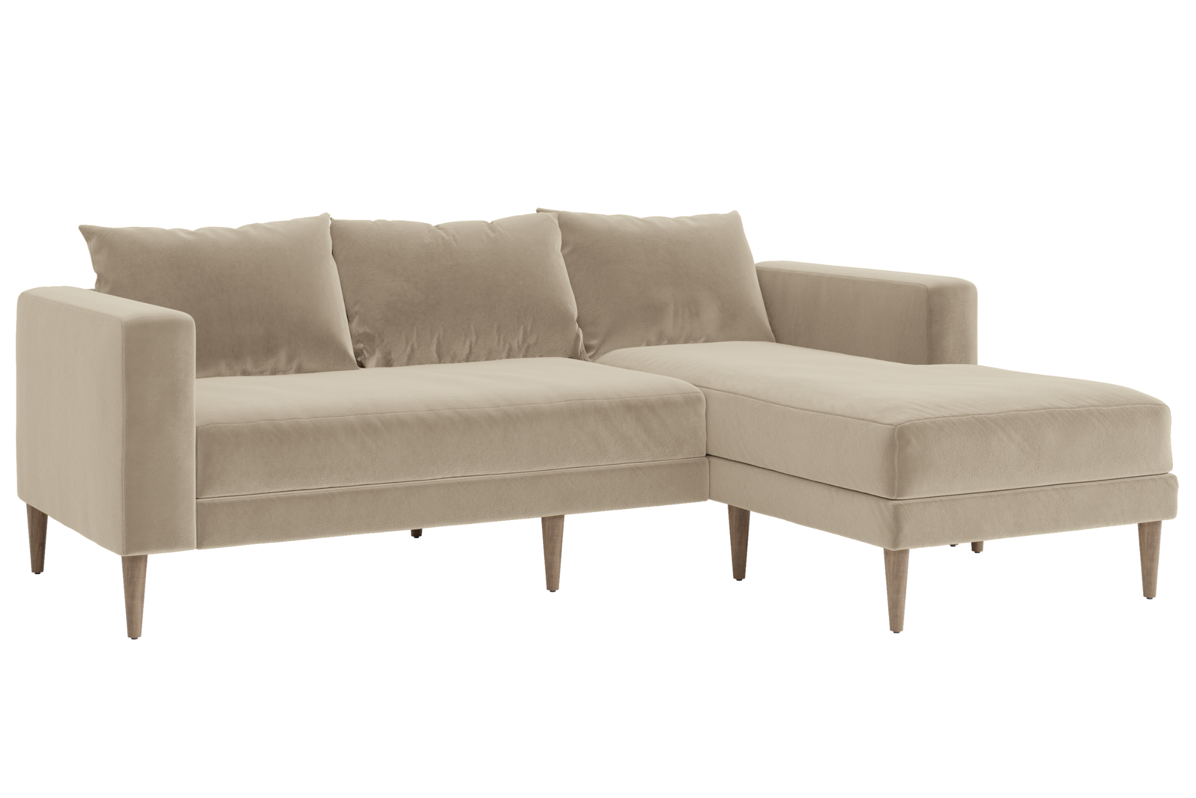 The Essential Sectional | Recycled Velvet