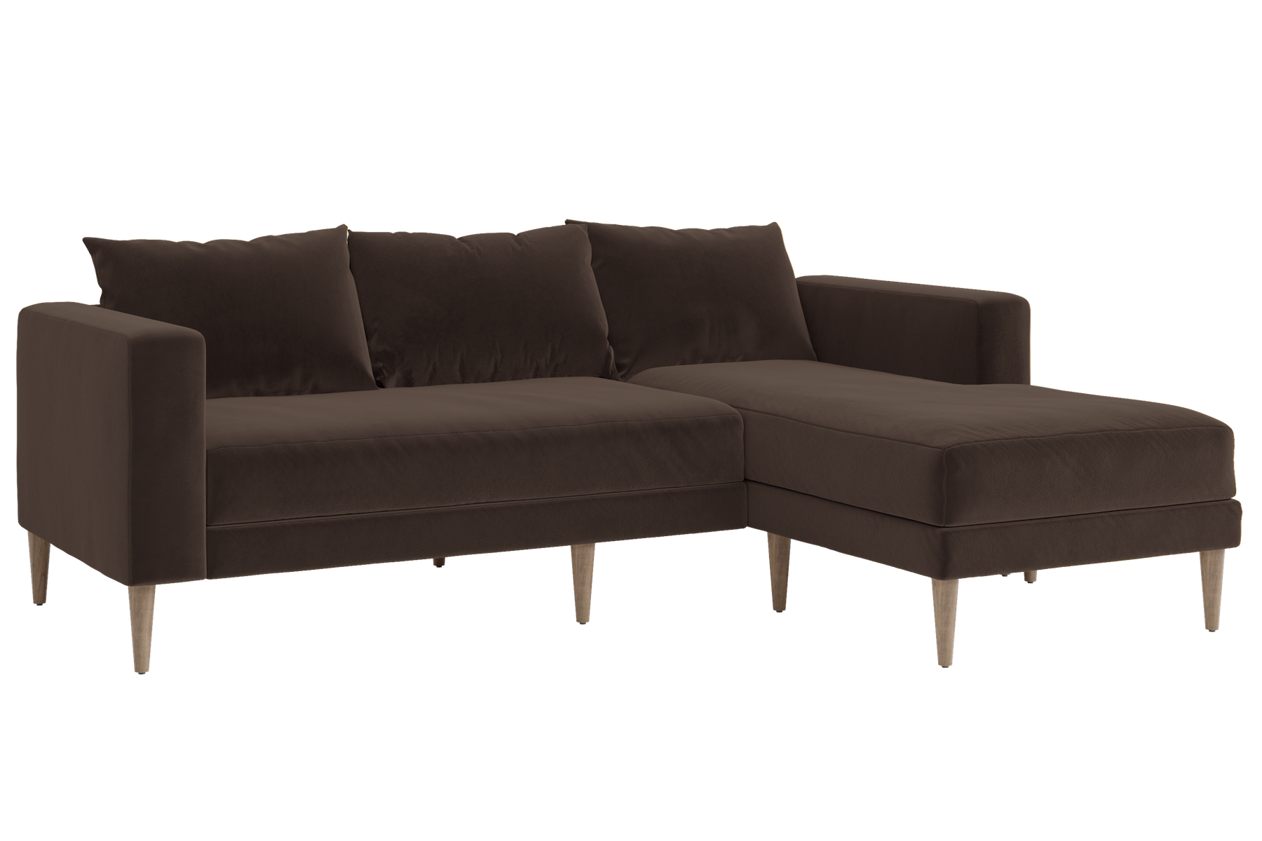 The Essential Sectional | Recycled Velvet