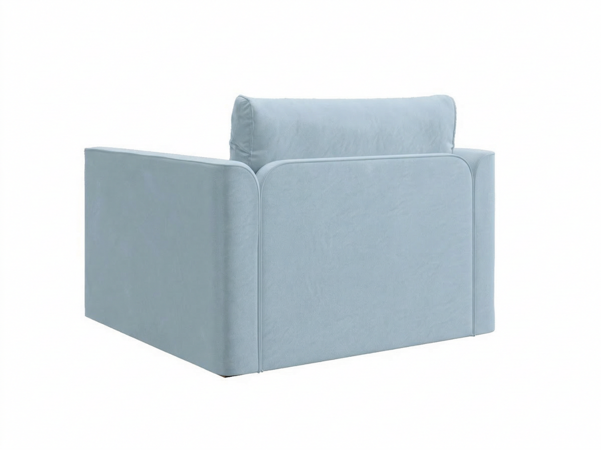 The Eclipse Sleeper Chair in Recycled Velvet