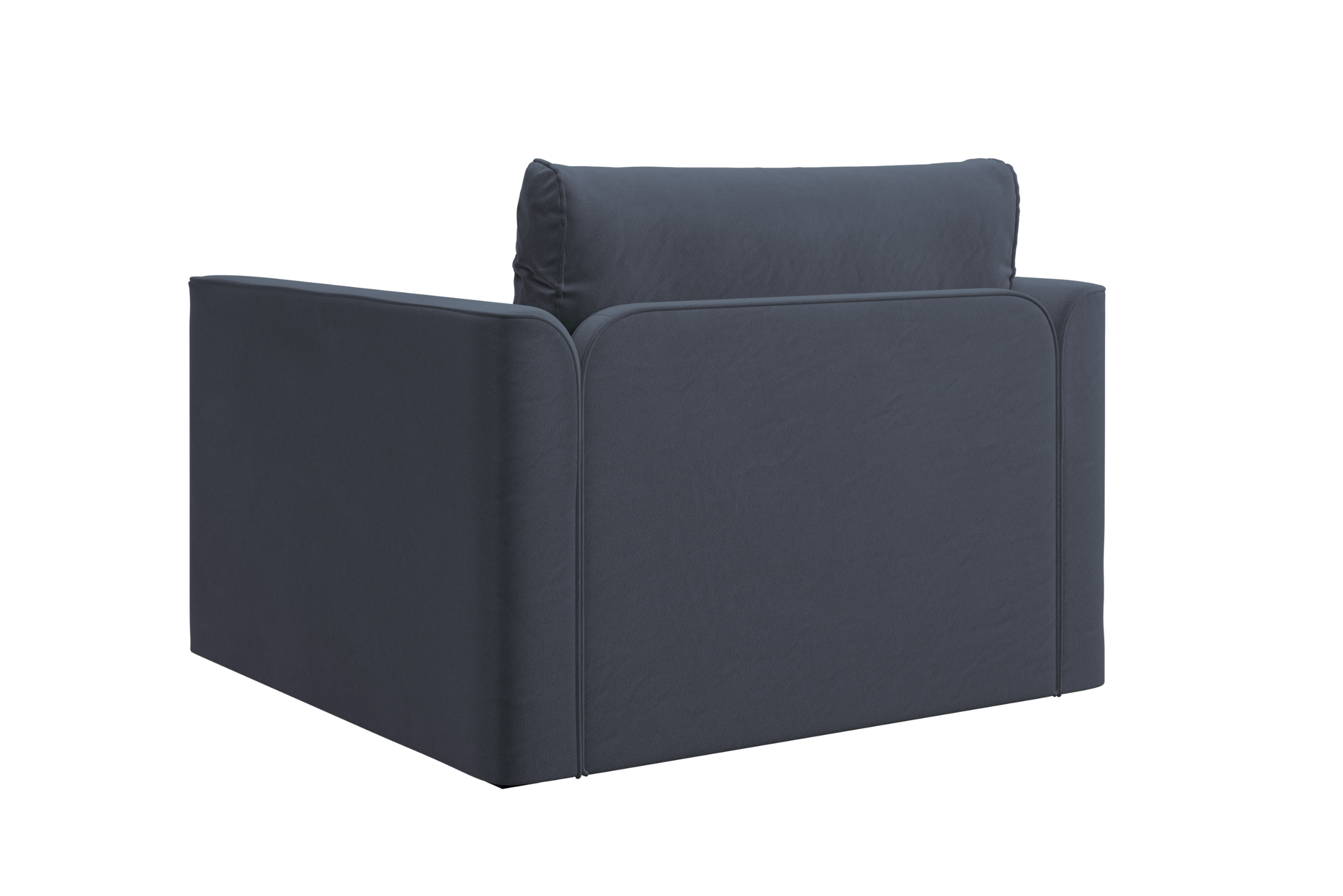 The Eclipse Sleeper Chair in Recycled Velvet