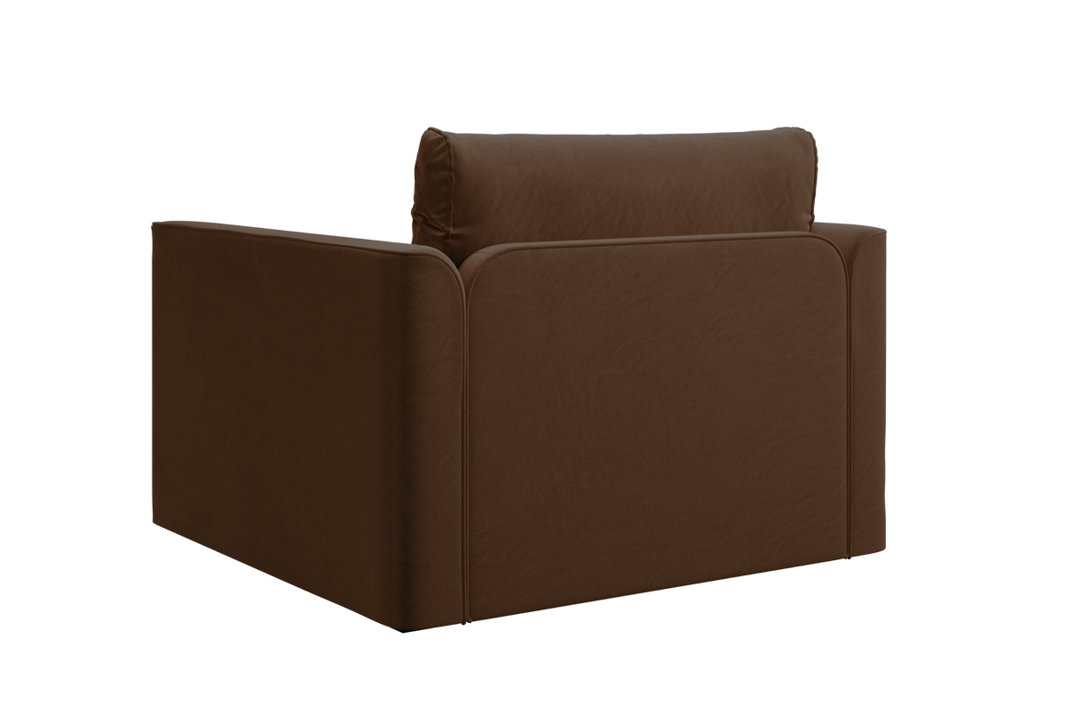The Eclipse Sleeper Chair in Recycled Velvet