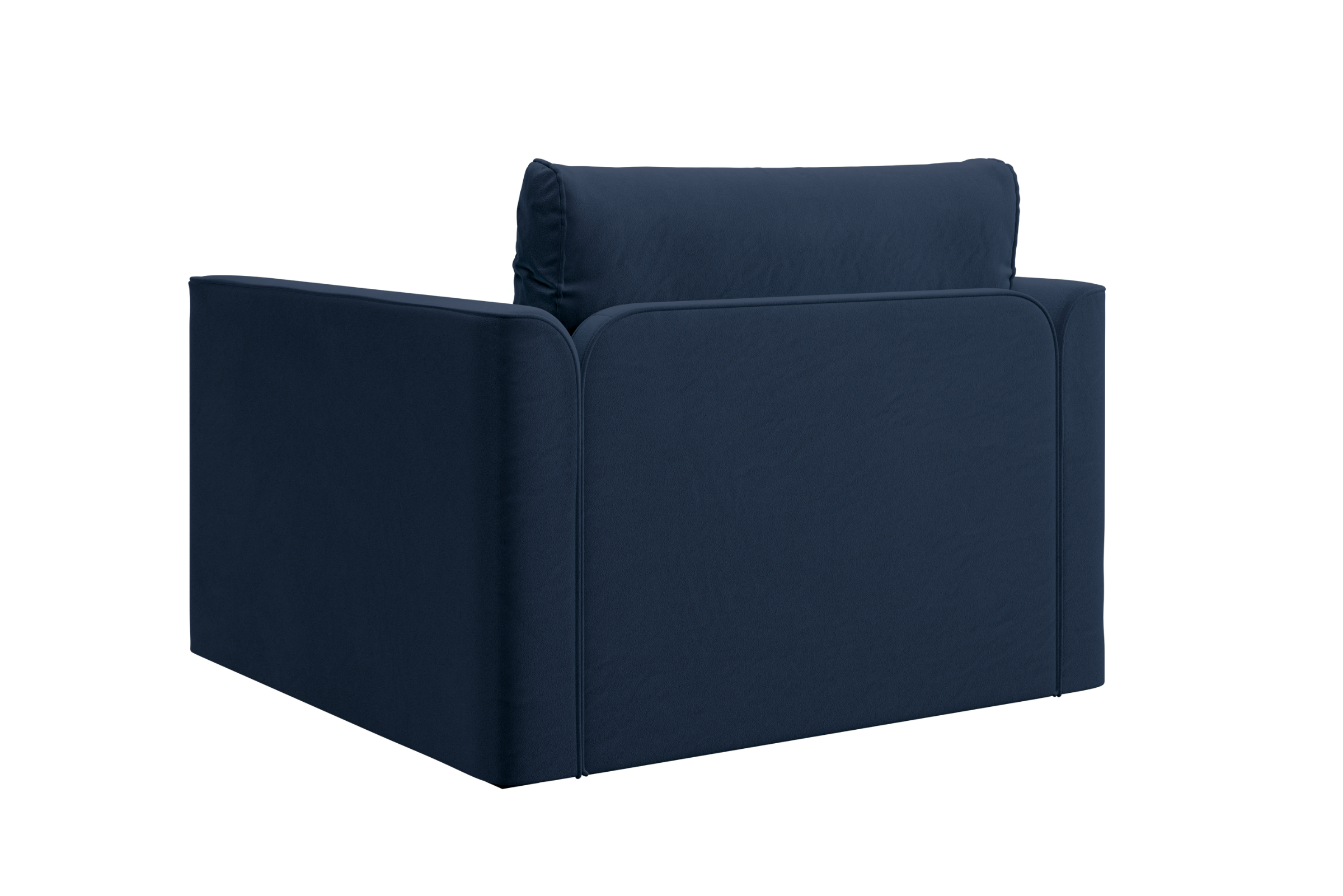 The Eclipse Sleeper Chair in Recycled Velvet