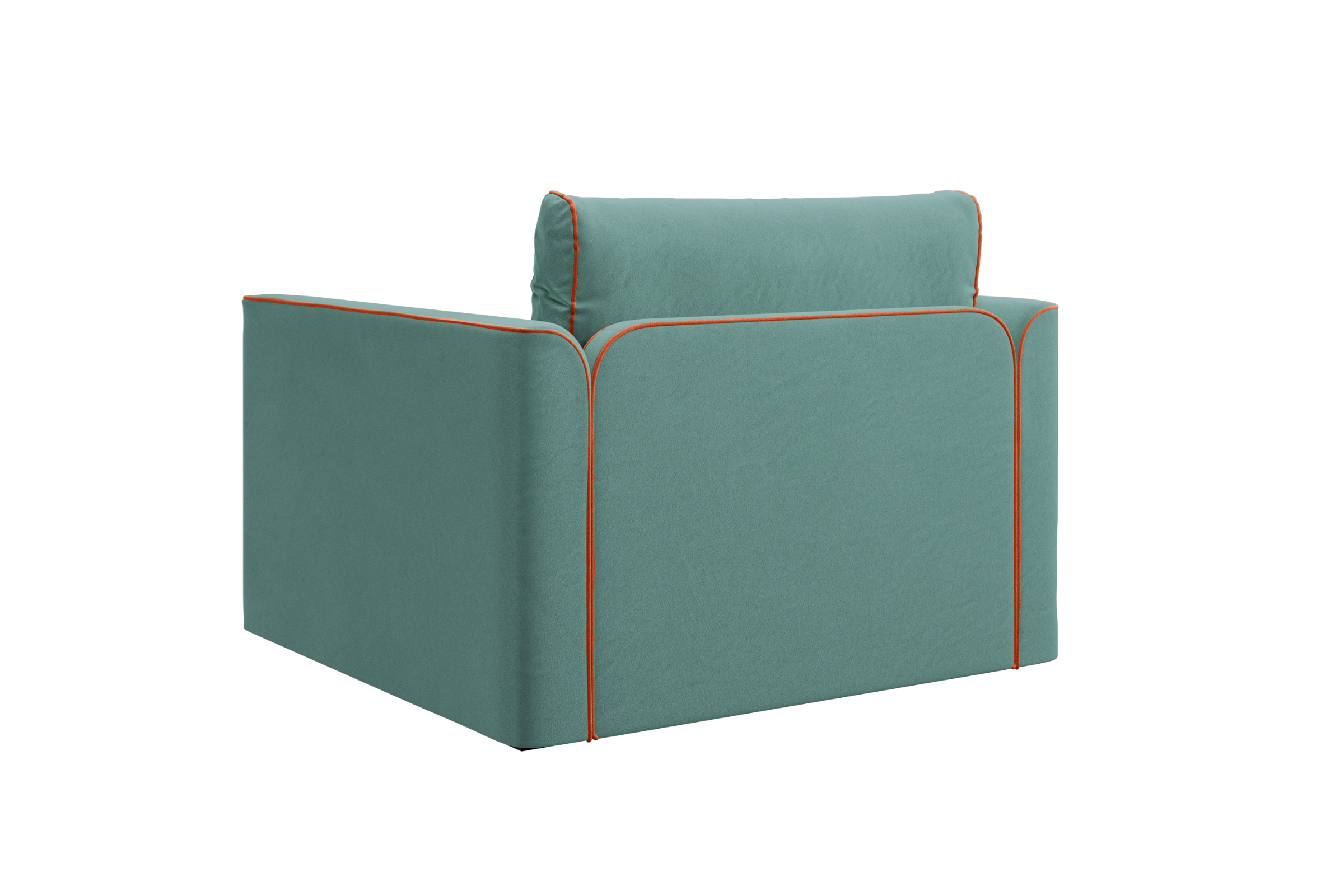 The Eclipse Sleeper Chair in Recycled Velvet