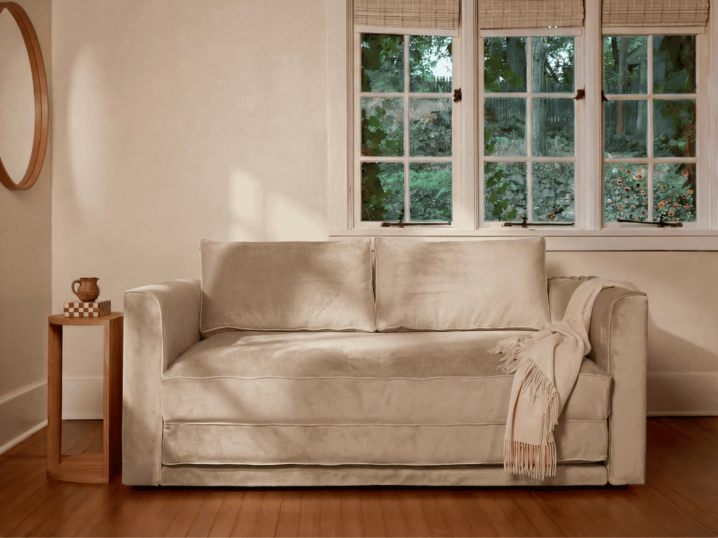 The Eclipse Sleeper Sofa | Recycled Velvet