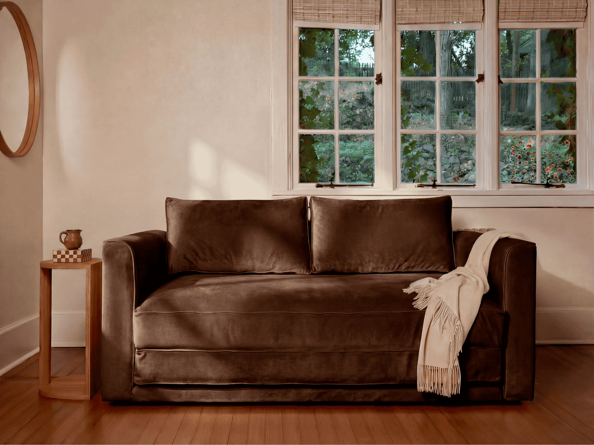 The Eclipse Sleeper Sofa | Recycled Velvet