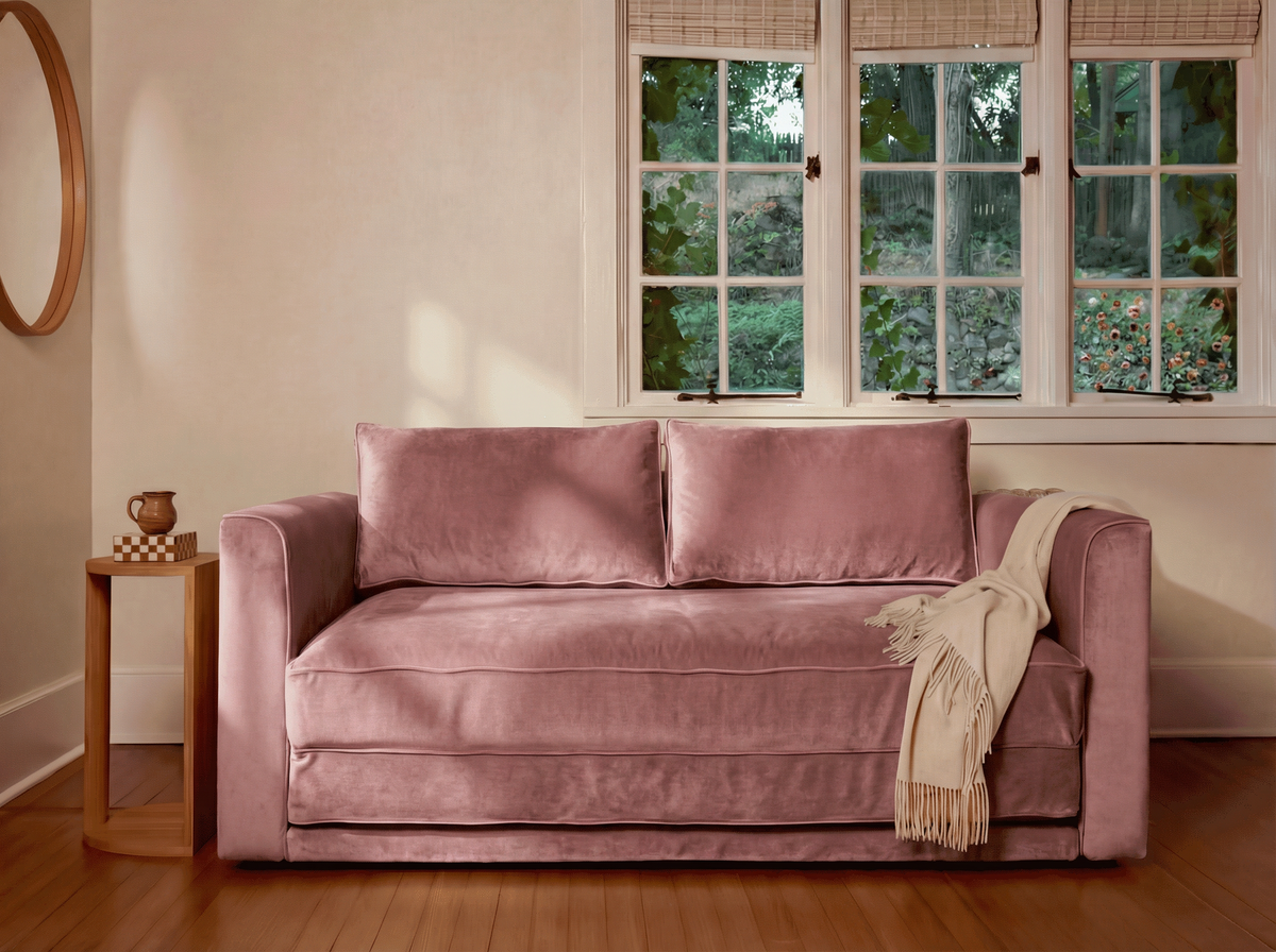 The Eclipse Sleeper Sofa | Recycled Velvet